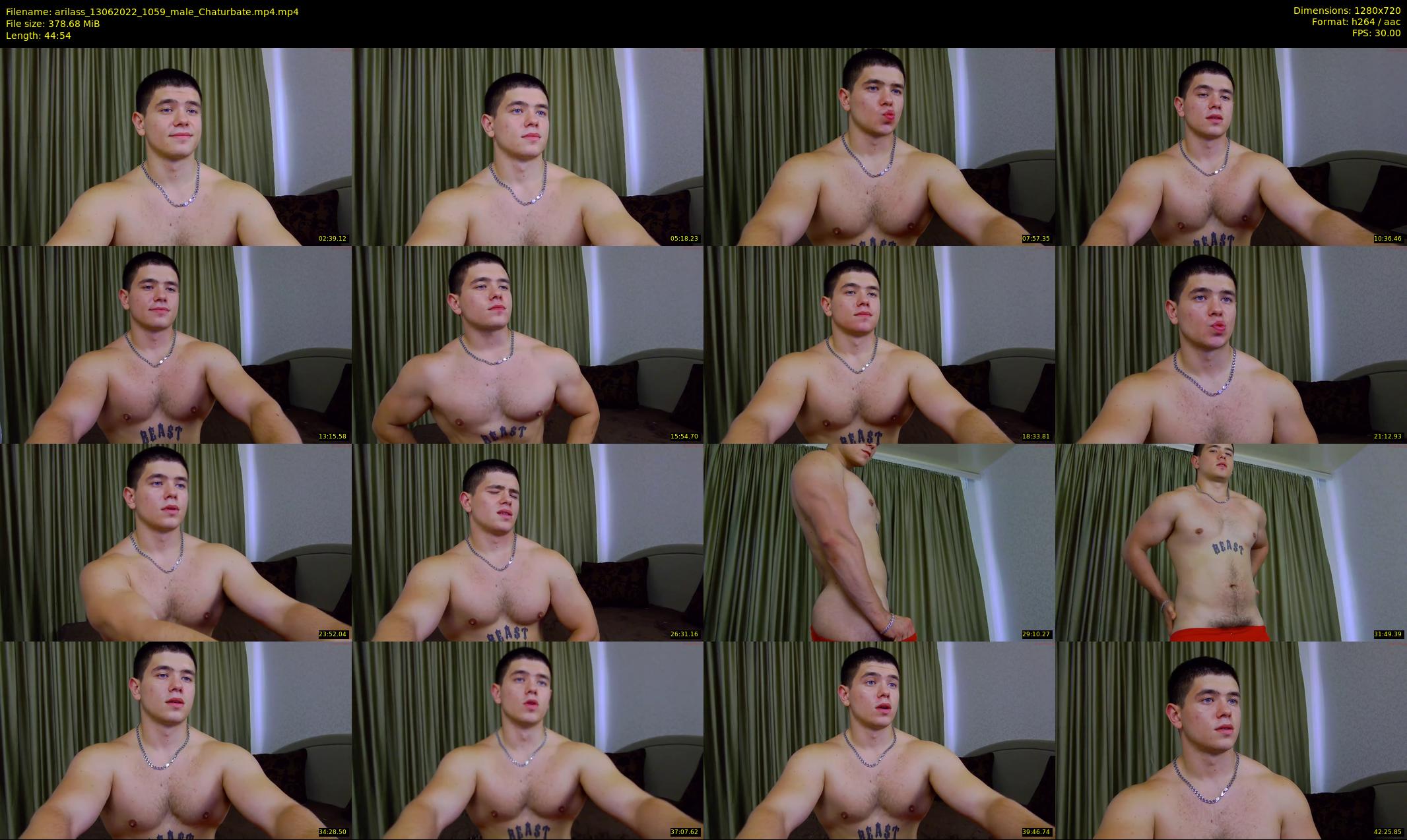 arilass — 45 minute Chaturbate male cam show recording, 720p, Jun 13, 2022