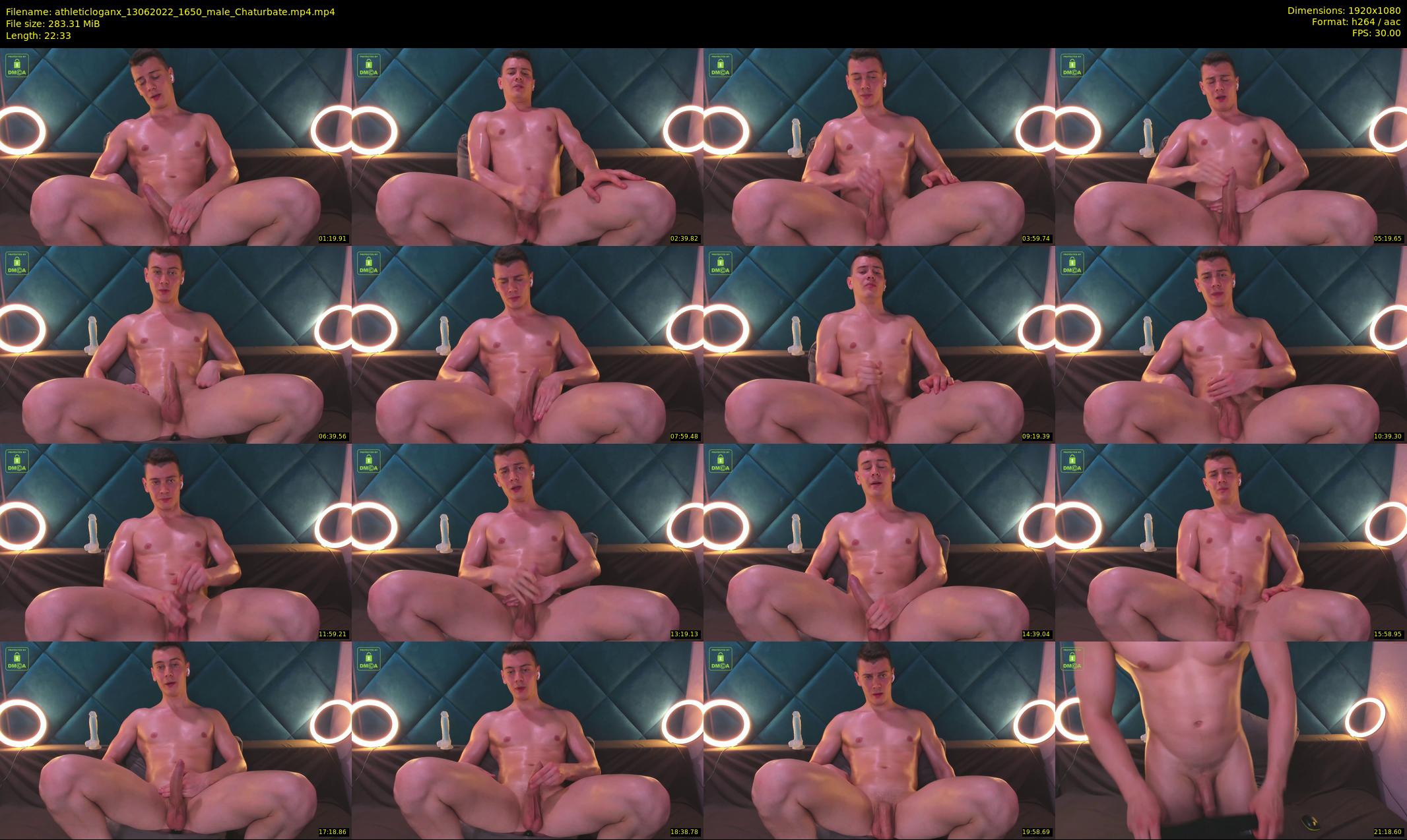 athleticloganx — 23 minute Chaturbate male cam show recording, 1080p, Jun 13, 2022
