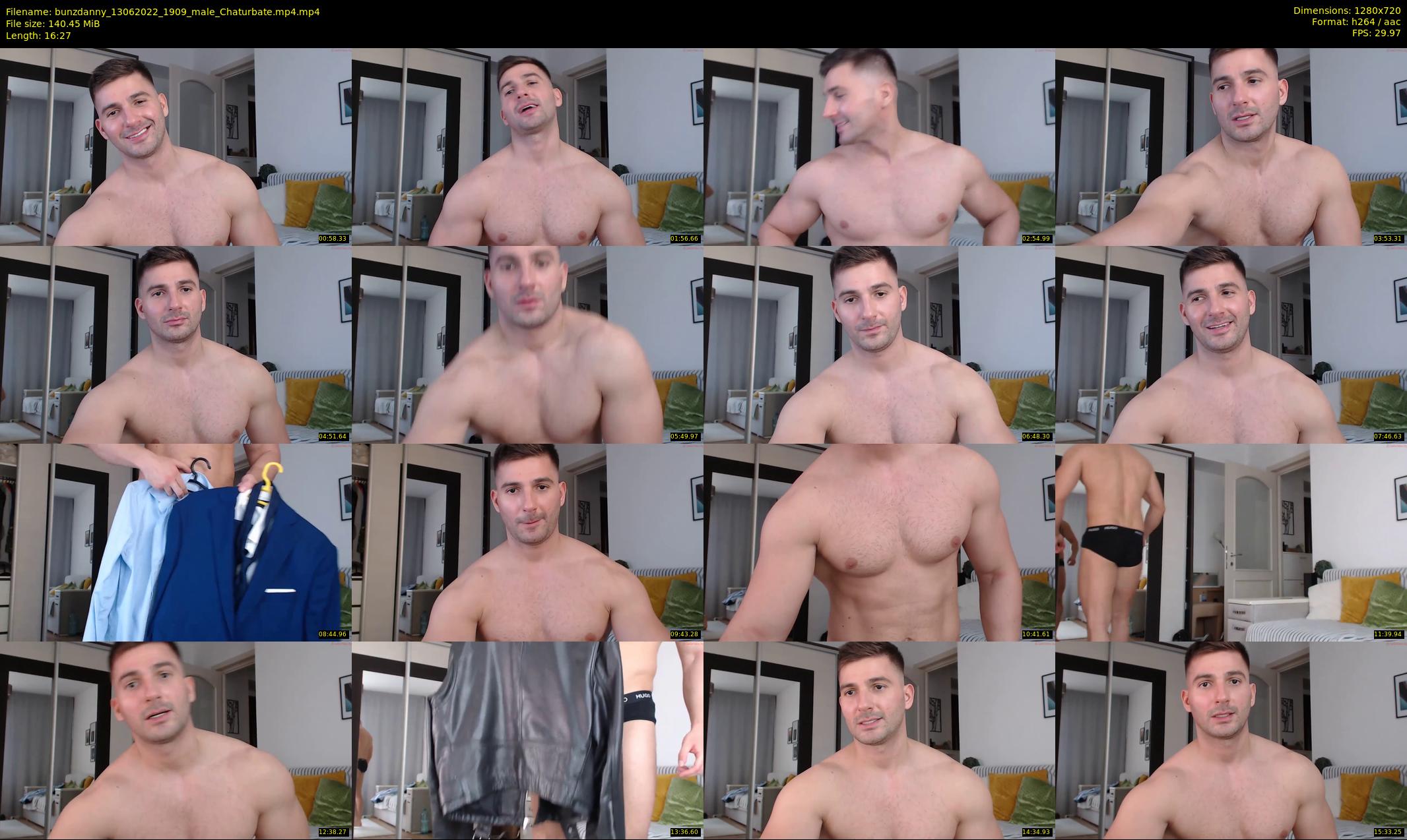 bunzdanny — 17 minute Chaturbate male cam show recording, 720p, Jun 13, 2022