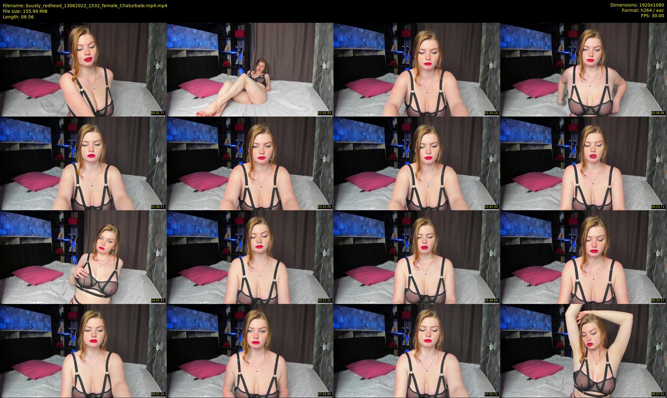 buusty_redhead — 9 minute Chaturbate female cam show recording, 1080p, Jun 13, 2022