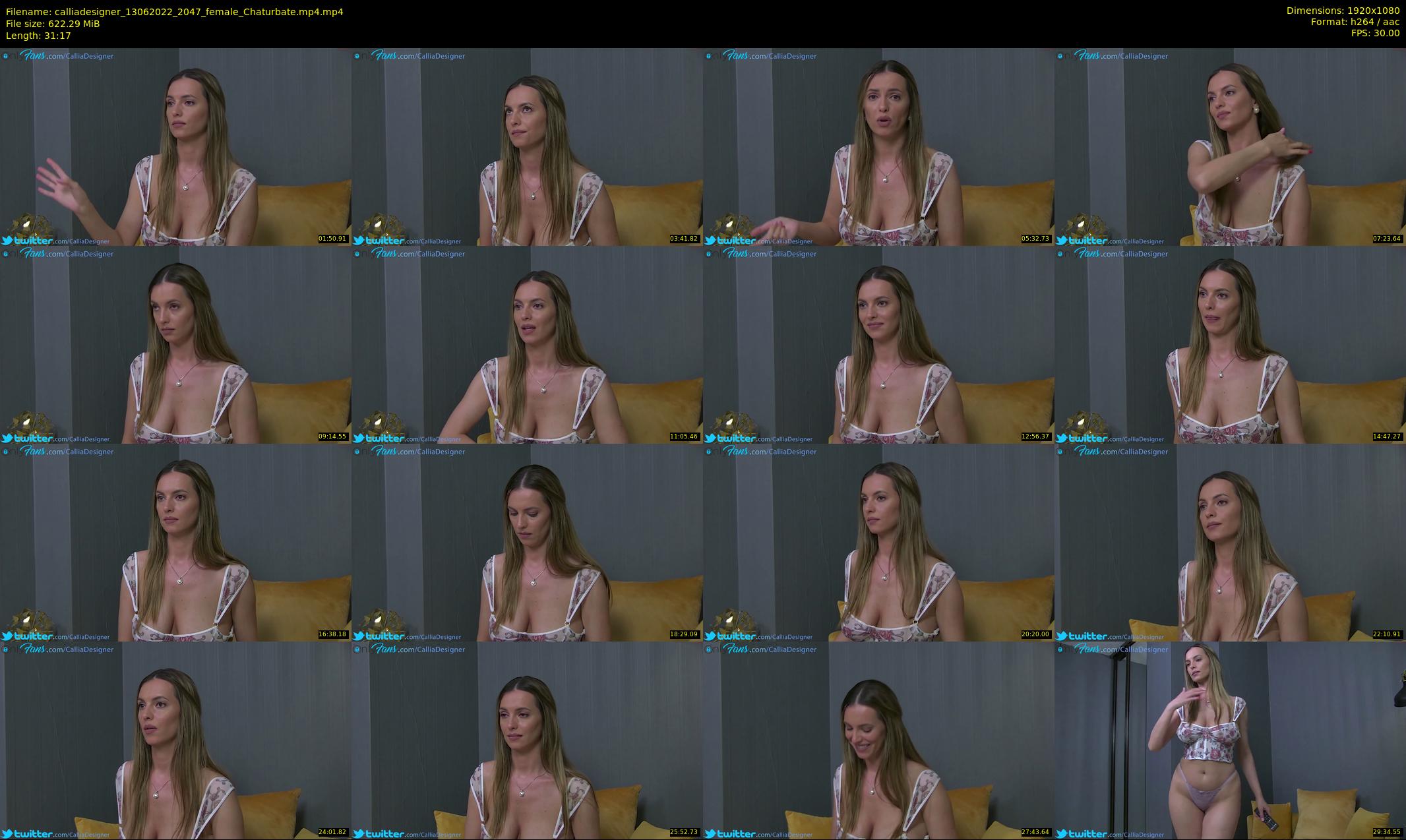 calliadesigner — 32 minute Chaturbate female cam show recording, 1080p, Jun 13, 2022