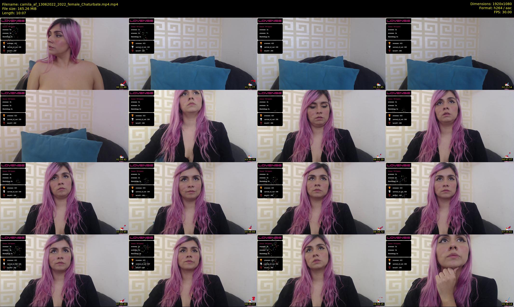 camila_af — 11 minute Chaturbate female cam show recording, 1080p, Jun 13, 2022