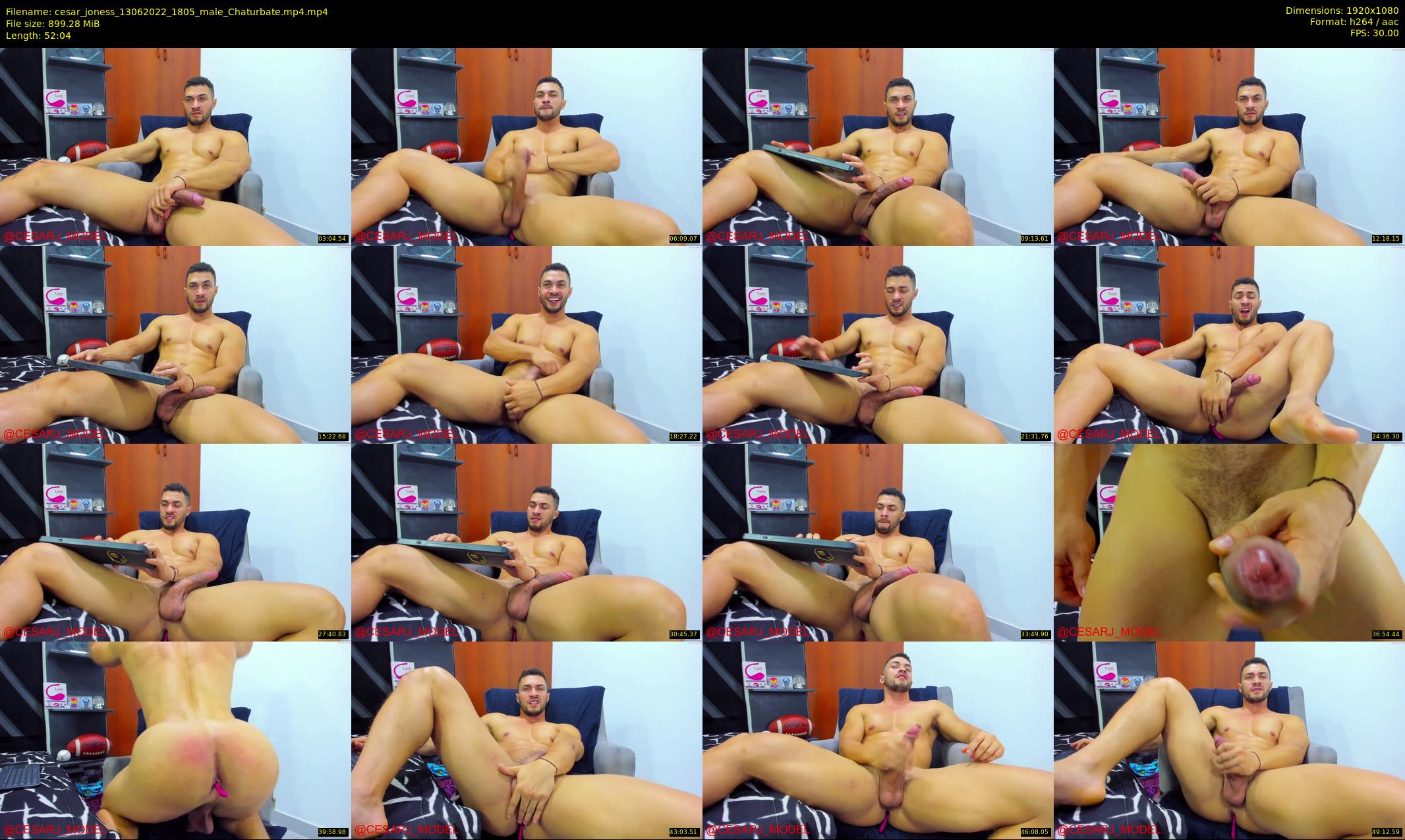 cesar_joness — 53 minute Chaturbate male cam show recording, 1080p, Jun 13, 2022