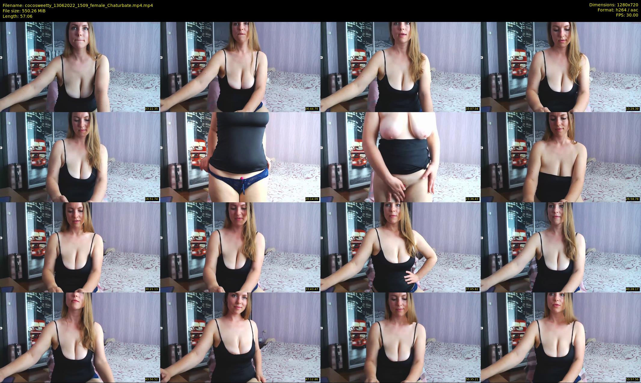 cocosweetty — 58 minute Chaturbate female cam show recording, 720p, Jun 13, 2022