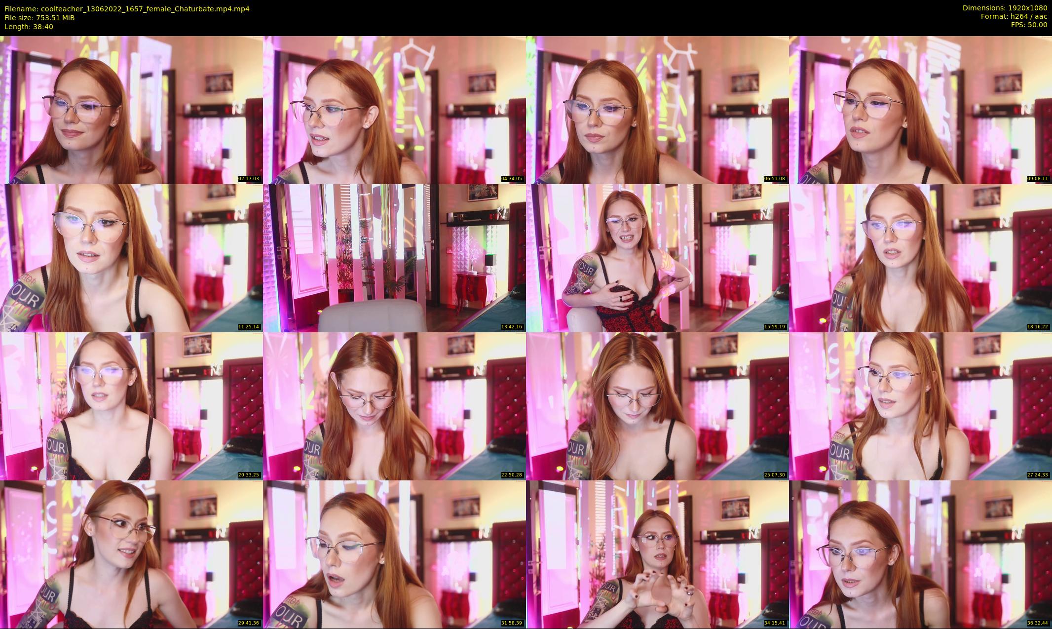 coolteacher — 39 minute Chaturbate female cam show recording, 1080p, Jun 13, 2022