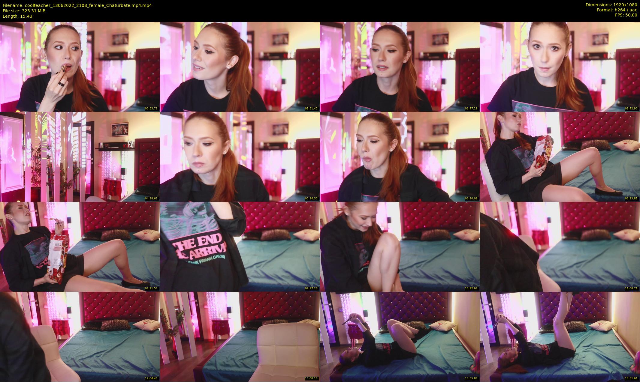 coolteacher — 16 minute Chaturbate female cam show recording, 1080p, Jun 13, 2022