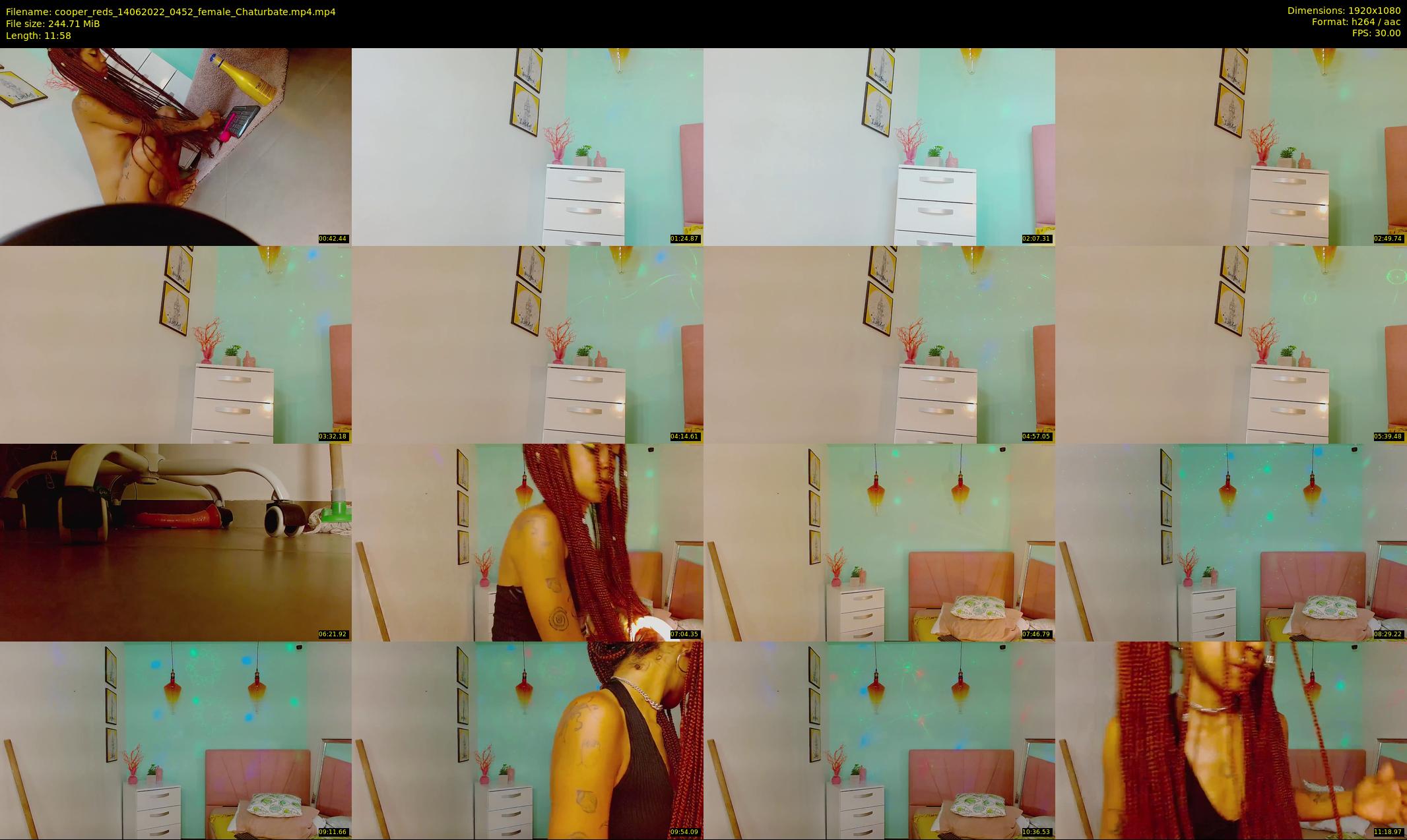 cooper_reds — 12 minute Chaturbate female cam show recording, 1080p, Jun 14, 2022