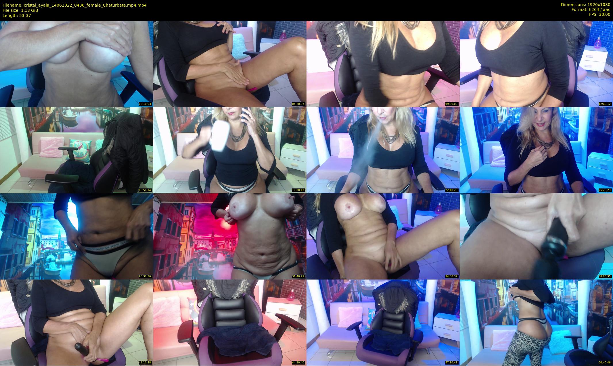 cristal_ayala — 54 minute Chaturbate female cam show recording, 1080p, Jun 14, 2022