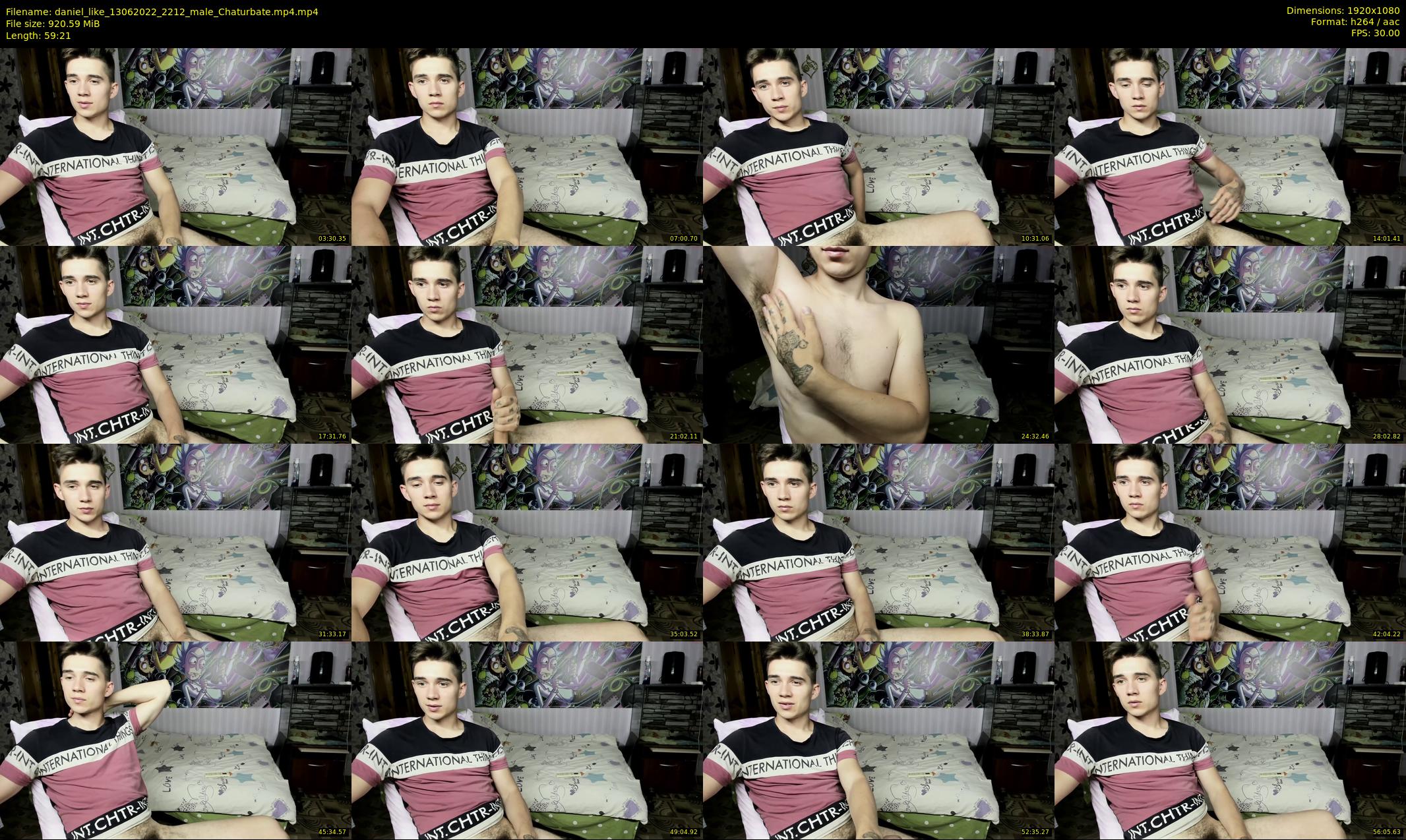 daniel_like — 60 minute Chaturbate male cam show recording, 1080p, Jun 13, 2022