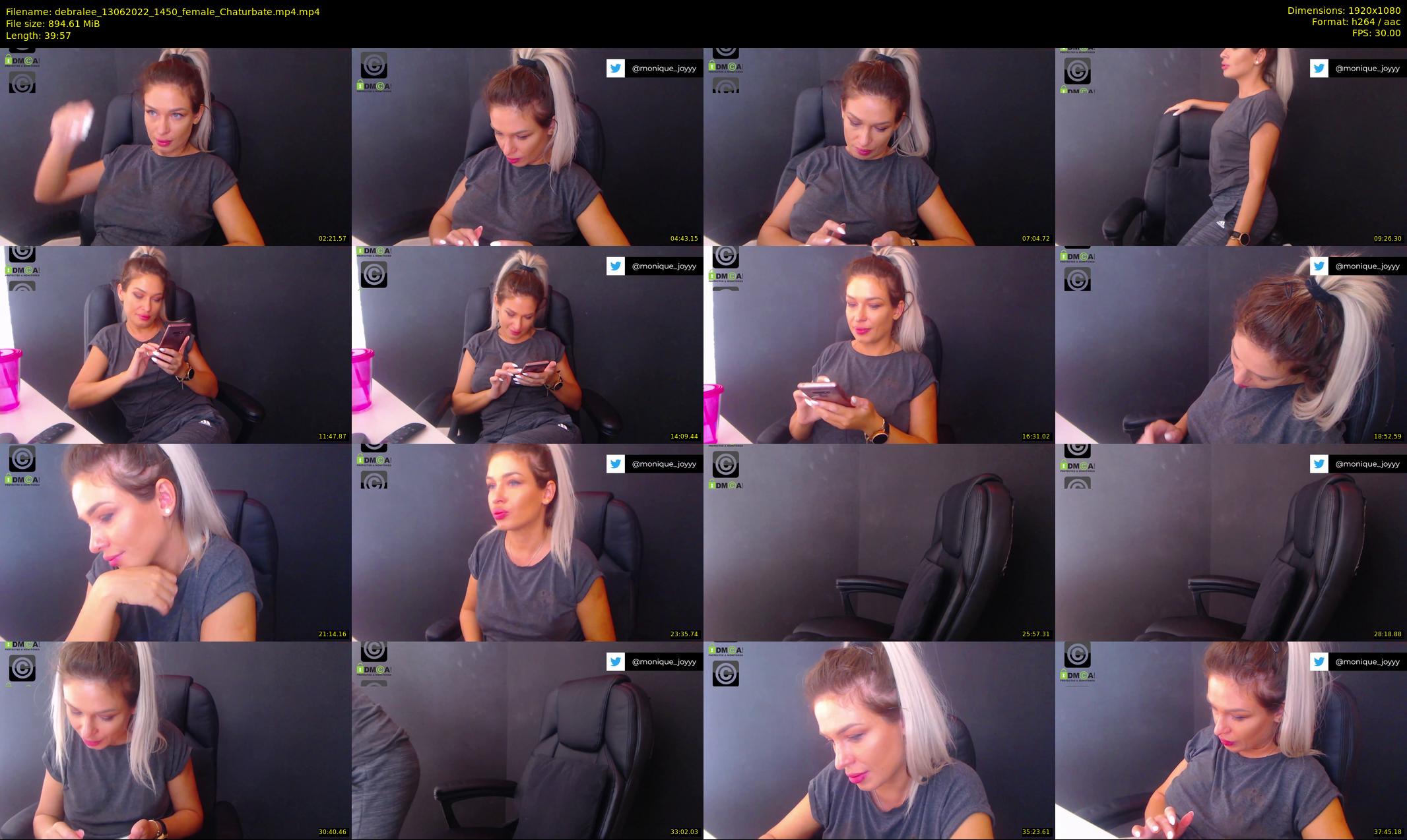 debralee — 40 minute Chaturbate female cam show recording, 1080p, Jun 13, 2022