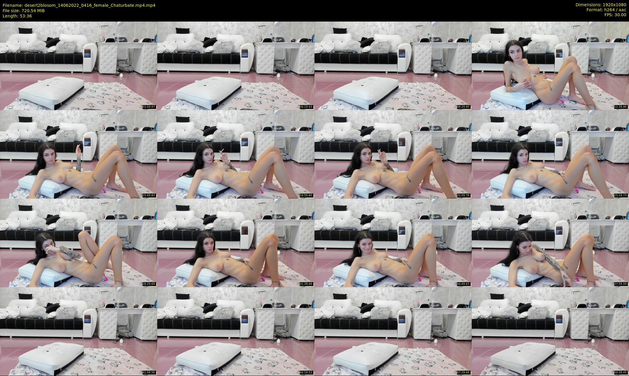 desert2blosom — 54 minute Chaturbate female cam show recording, 1080p, Jun 14, 2022