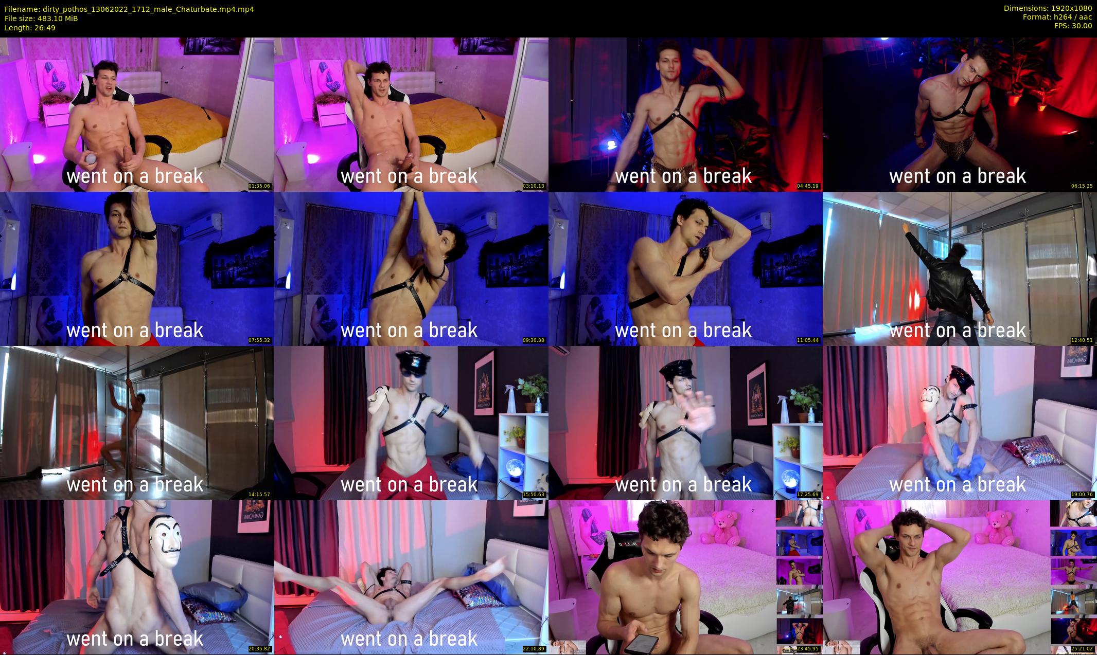 dirty_pothos — 27 minute Chaturbate male cam show recording, 1080p, Jun 13, 2022