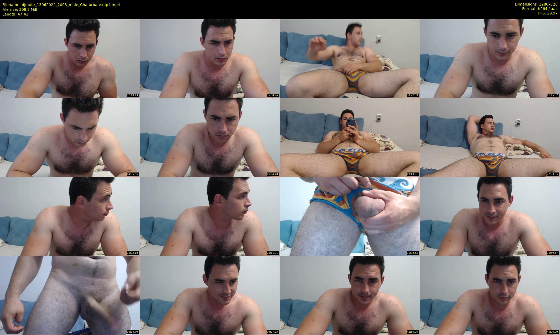 djmute — 48 minute Chaturbate male cam show recording, 720p, Jun 13, 2022