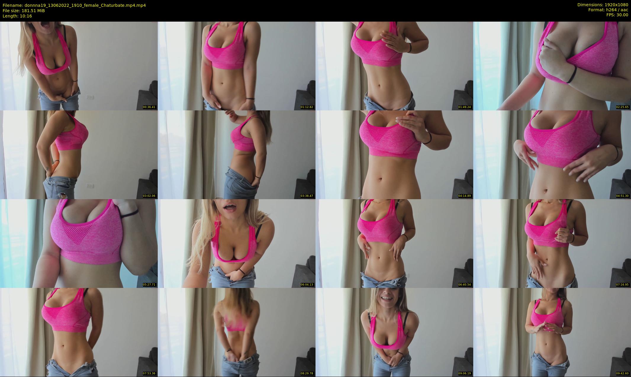 donnna19 — 11 minute Chaturbate female cam show recording, 1080p, Jun 13, 2022