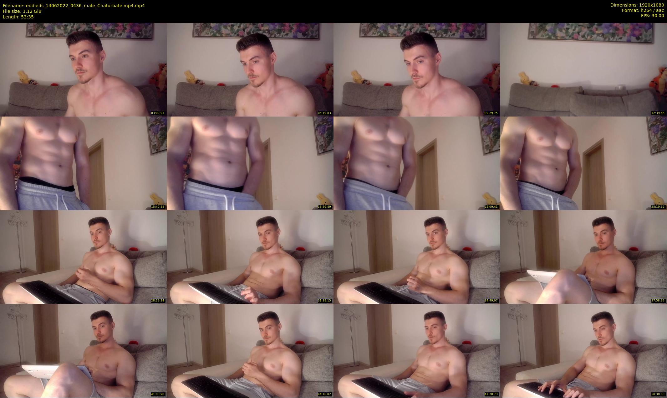 eddieds — 54 minute Chaturbate male cam show recording, 1080p, Jun 14, 2022
