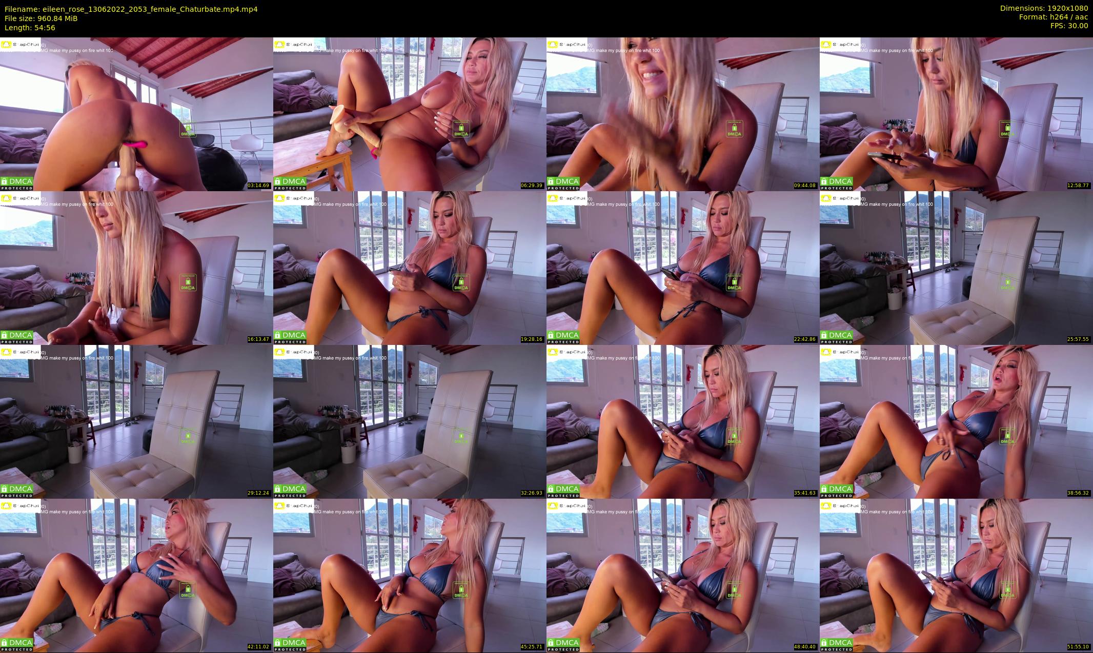 eileen_rose — 55 minute Chaturbate female cam show recording, 1080p, Jun 13, 2022