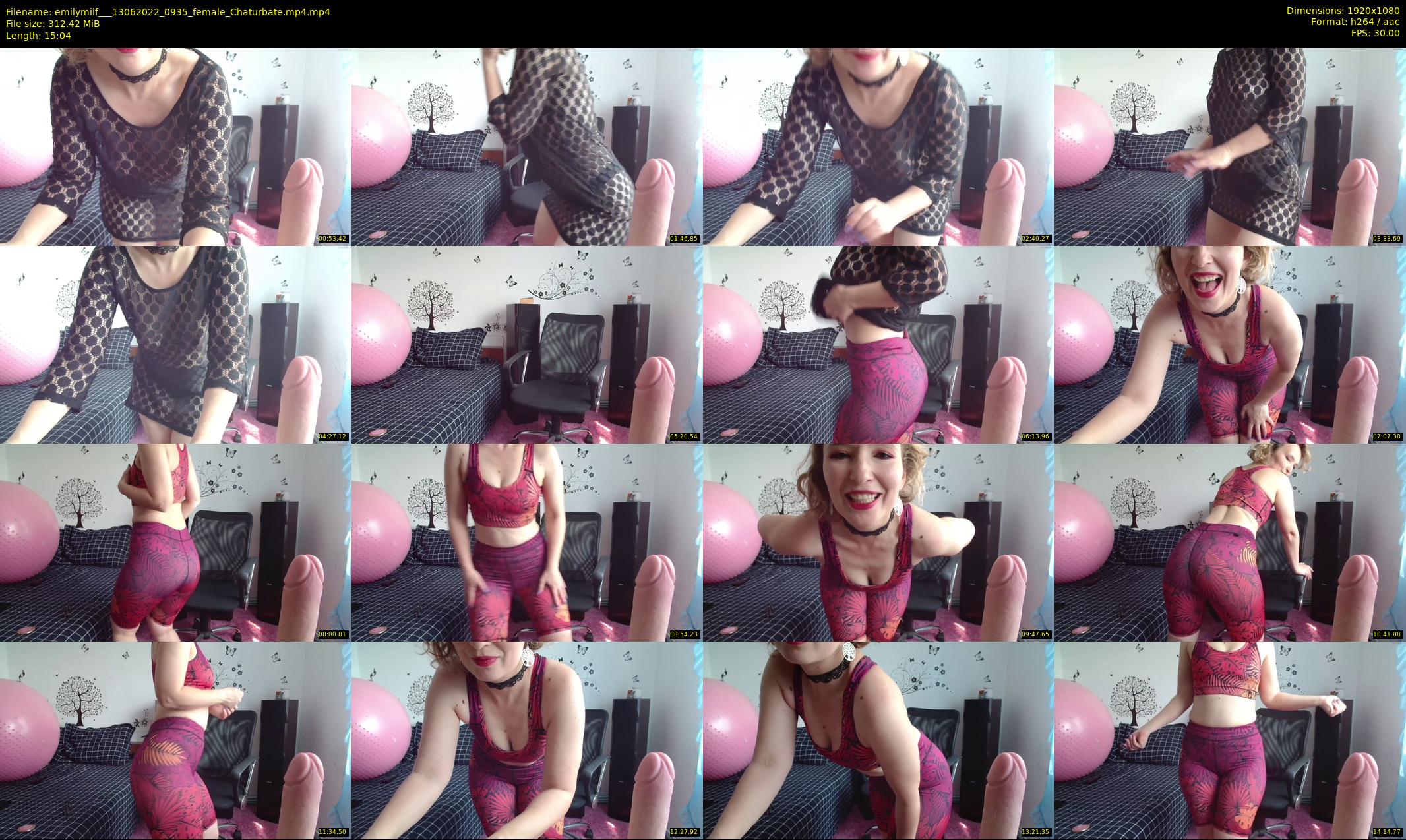 emilymilf__ — 16 minute Chaturbate female cam show recording, 1080p, Jun 13, 2022