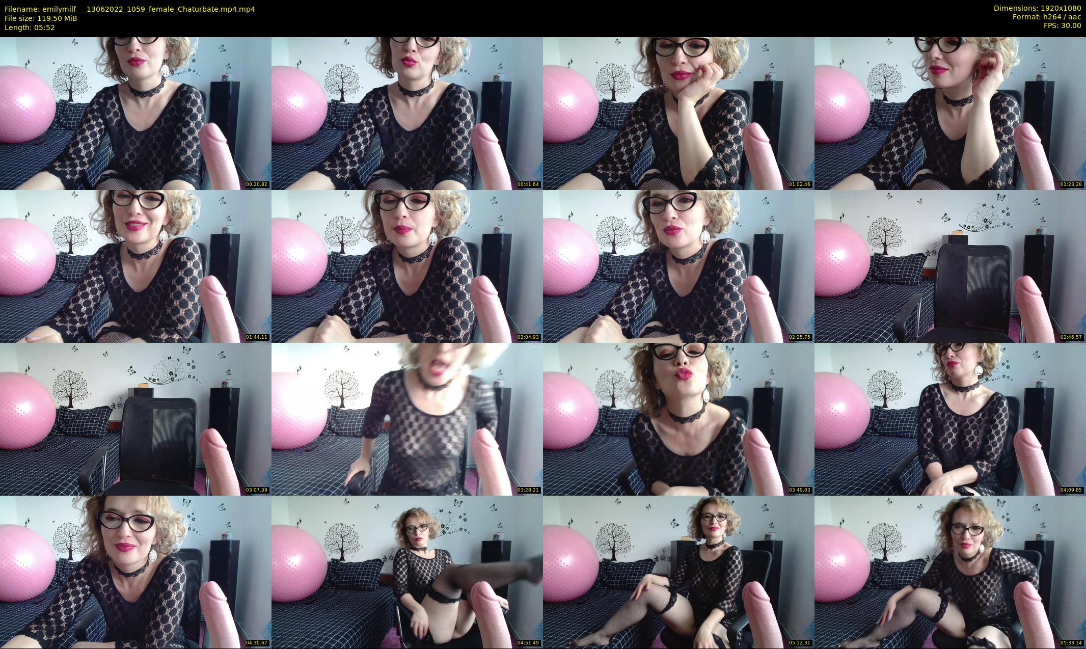 emilymilf__ — 6 minute Chaturbate female cam show recording, 1080p, Jun 13, 2022