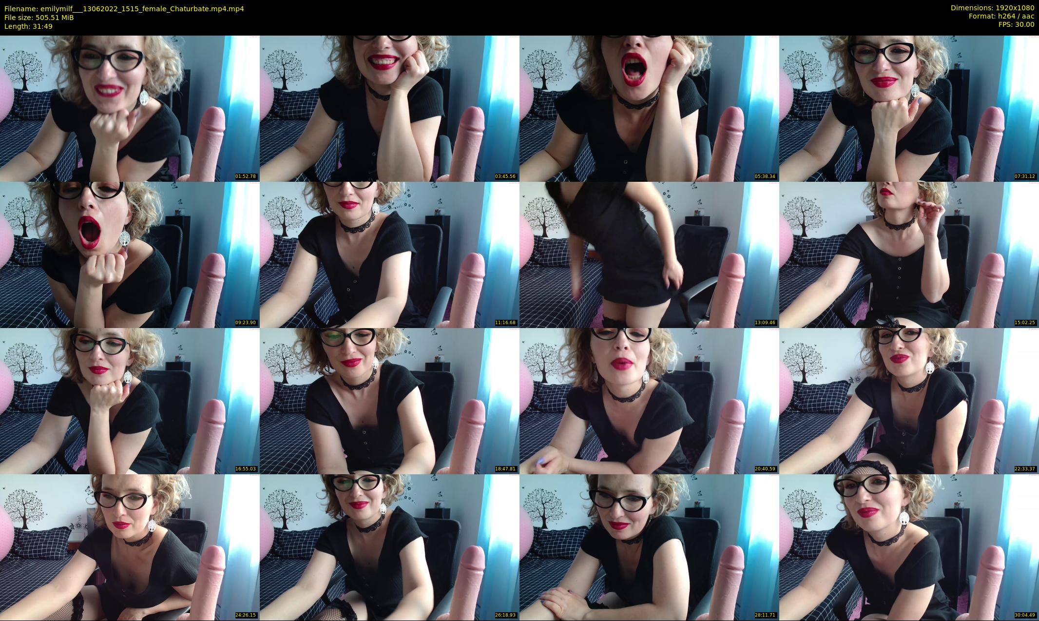 emilymilf__ — 32 minute Chaturbate female cam show recording, 1080p, Jun 13, 2022