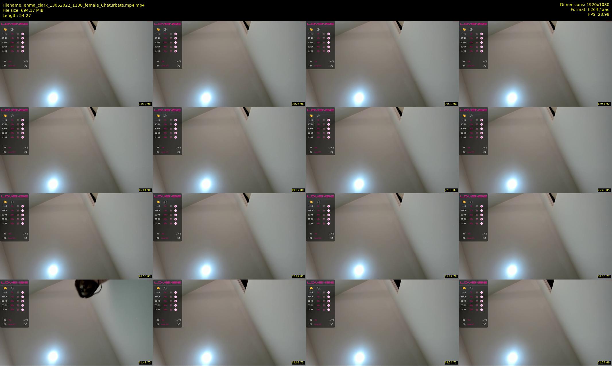 enma_clark — 55 minute Chaturbate female cam show recording, 1080p, Jun 13, 2022