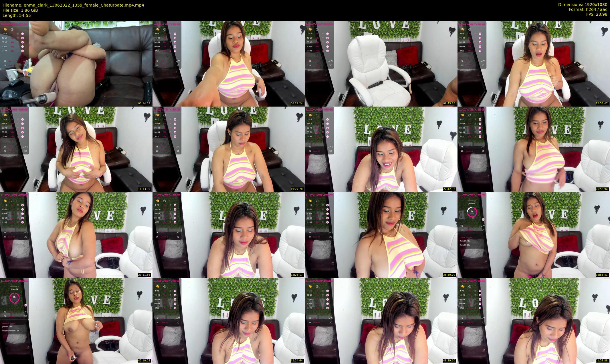 enma_clark — 55 minute Chaturbate female cam show recording, 1080p, Jun 13, 2022