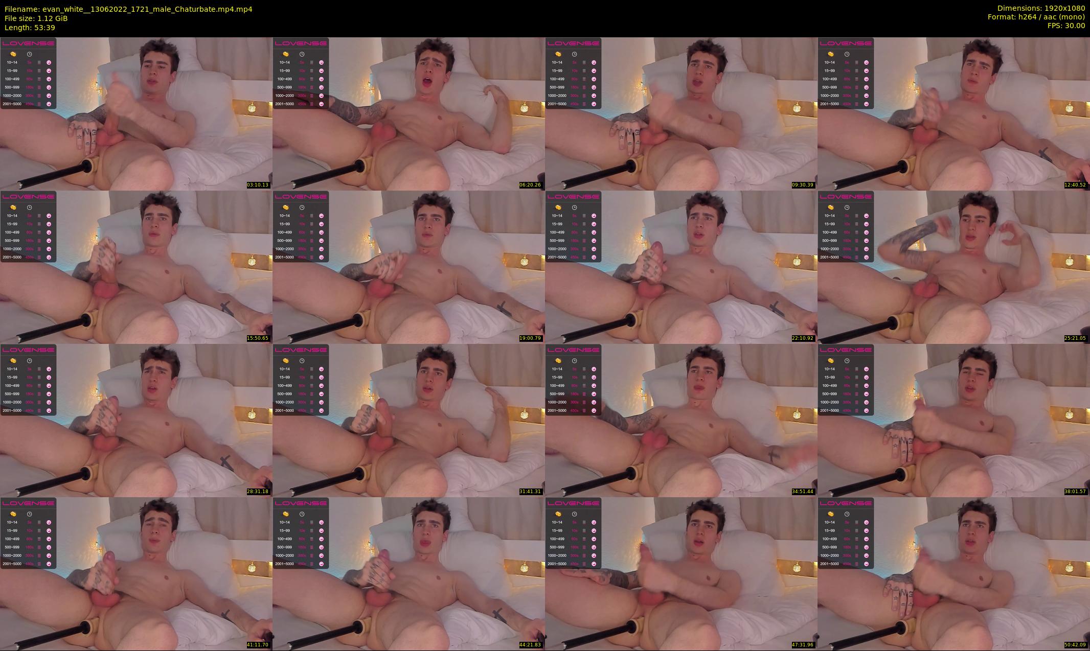 evan_white_ — 54 minute Chaturbate male cam show recording, 1080p, Jun 13, 2022