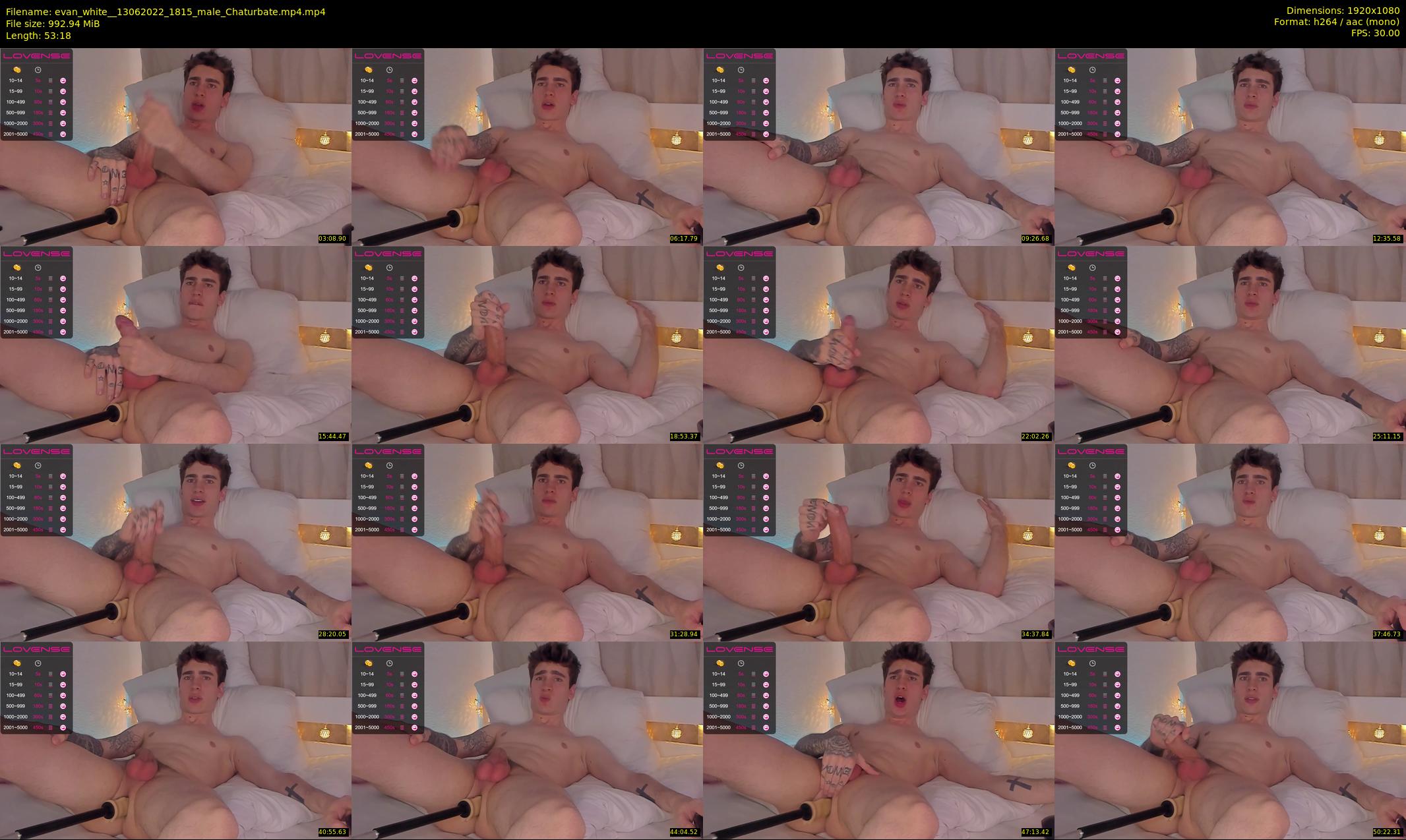 evan_white_ — 54 minute Chaturbate male cam show recording, 1080p, Jun 13, 2022