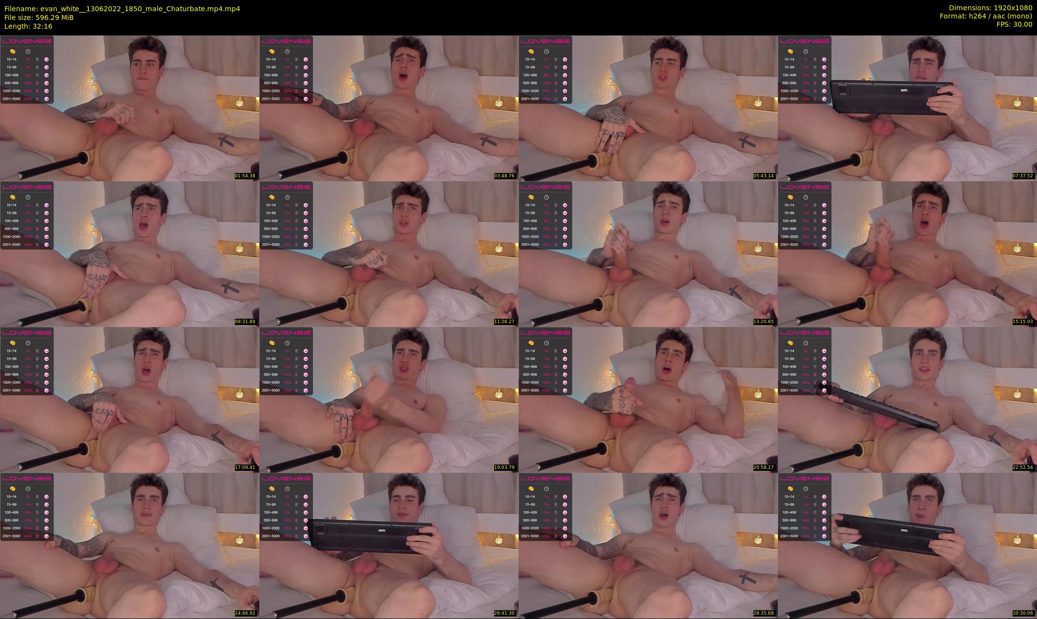 evan_white_ — 33 minute Chaturbate male cam show recording, 1080p, Jun 13, 2022