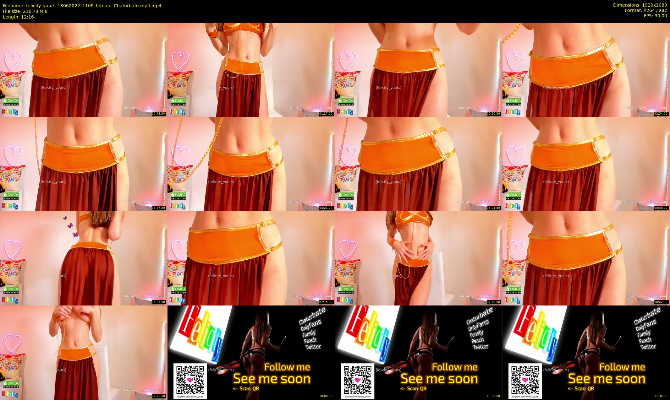 felicity_yours — 13 minute Chaturbate female cam show recording, 1080p, Jun 13, 2022