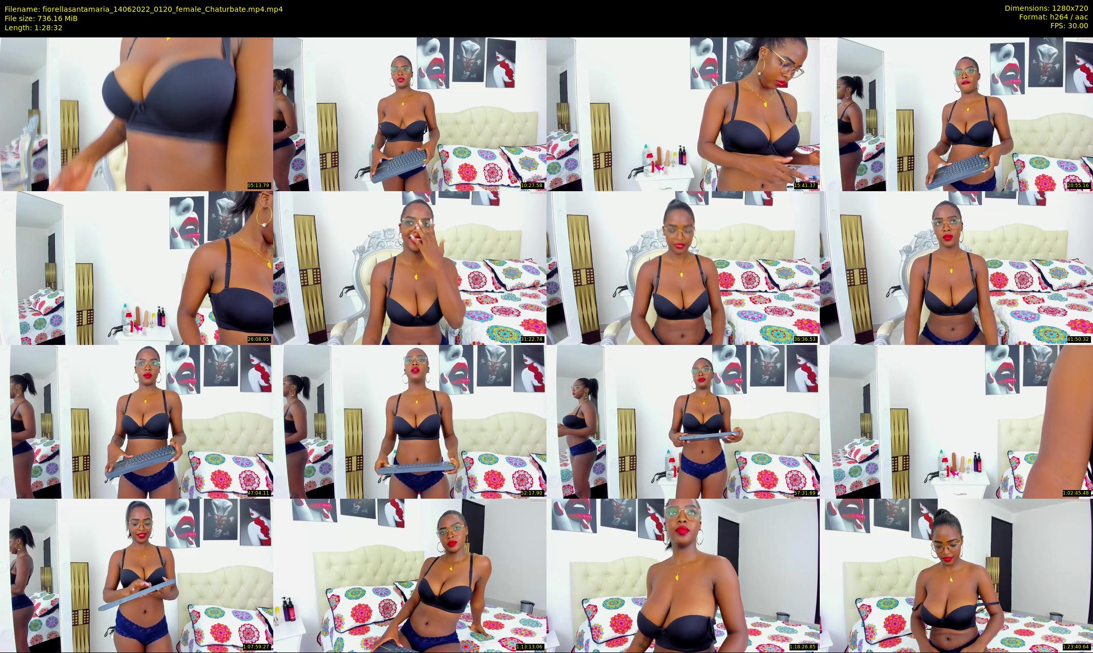 fiorellasantamaria — 89 minute Chaturbate female cam show recording, 720p, Jun 14, 2022