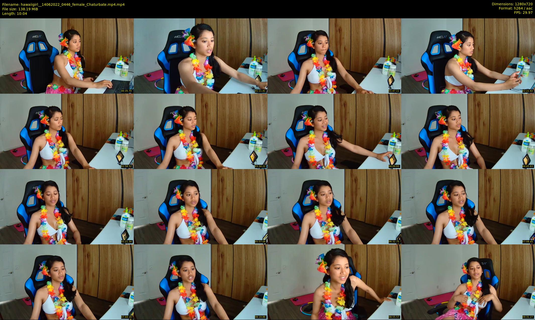 hawaiigirl_ — 11 minute Chaturbate female cam show recording, 720p, Jun 14, 2022