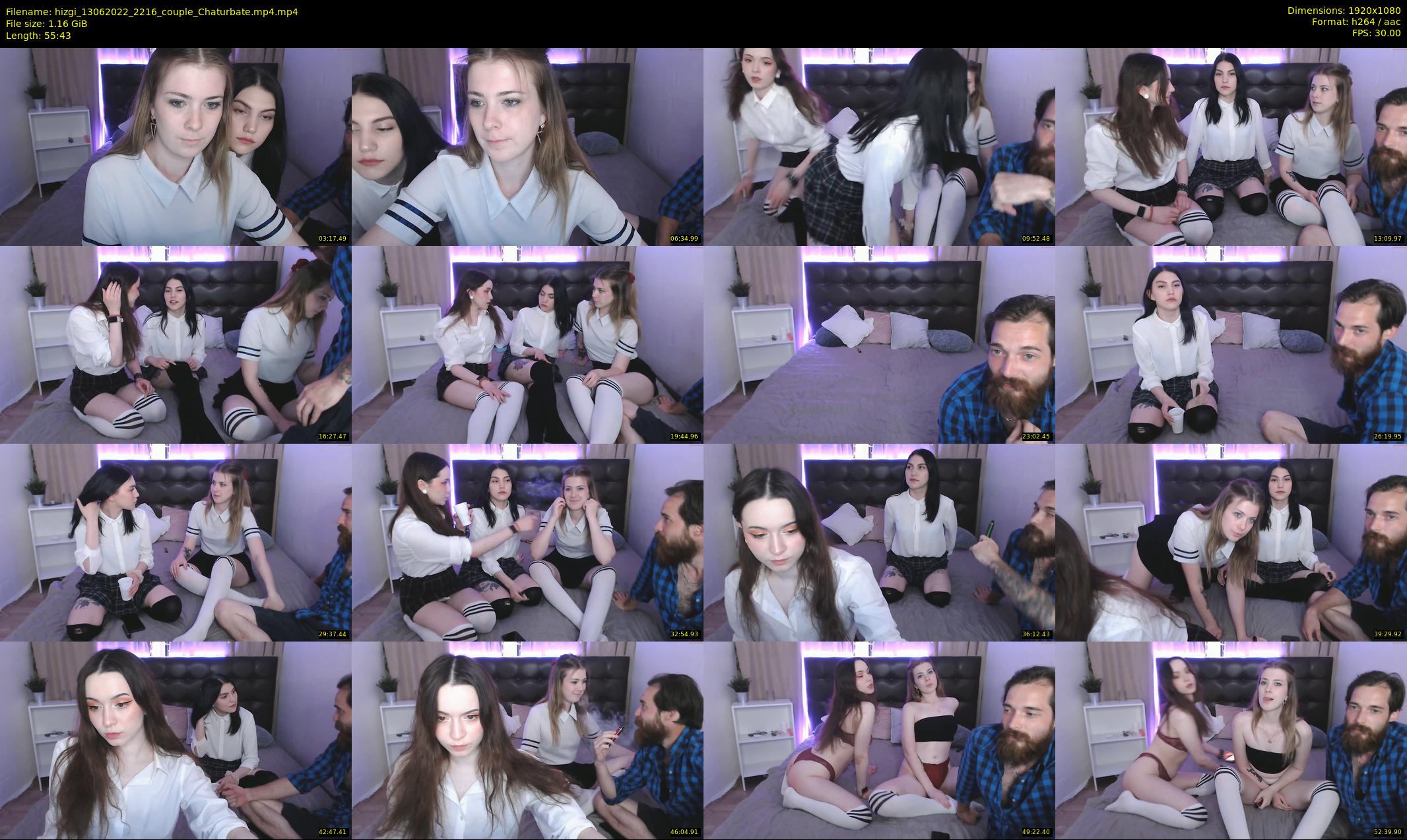 hizgi — 56 minute Chaturbate couple cam show recording, 1080p, Jun 13, 2022