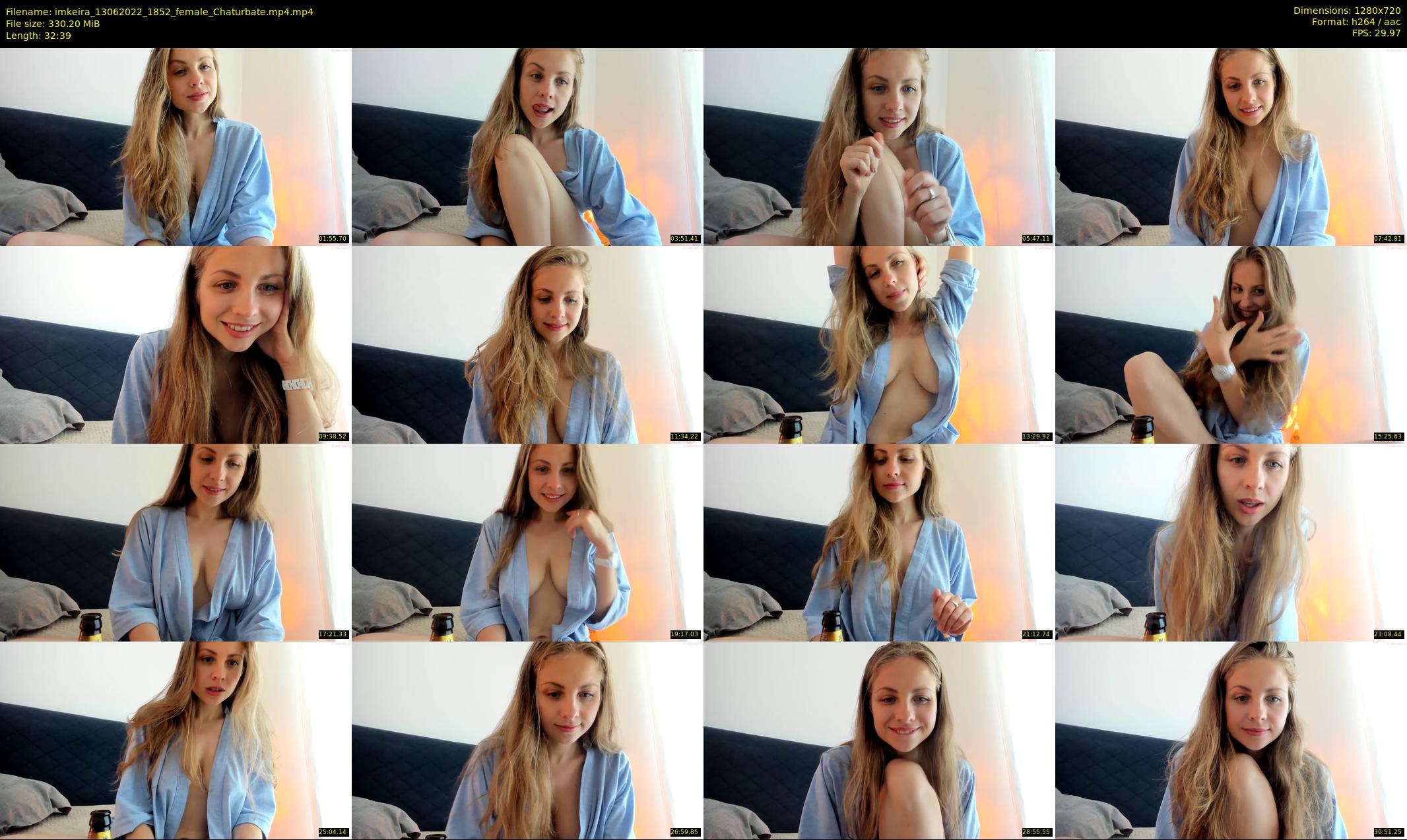 imkeira — 33 minute Chaturbate female cam show recording, 720p, Jun 13, 2022