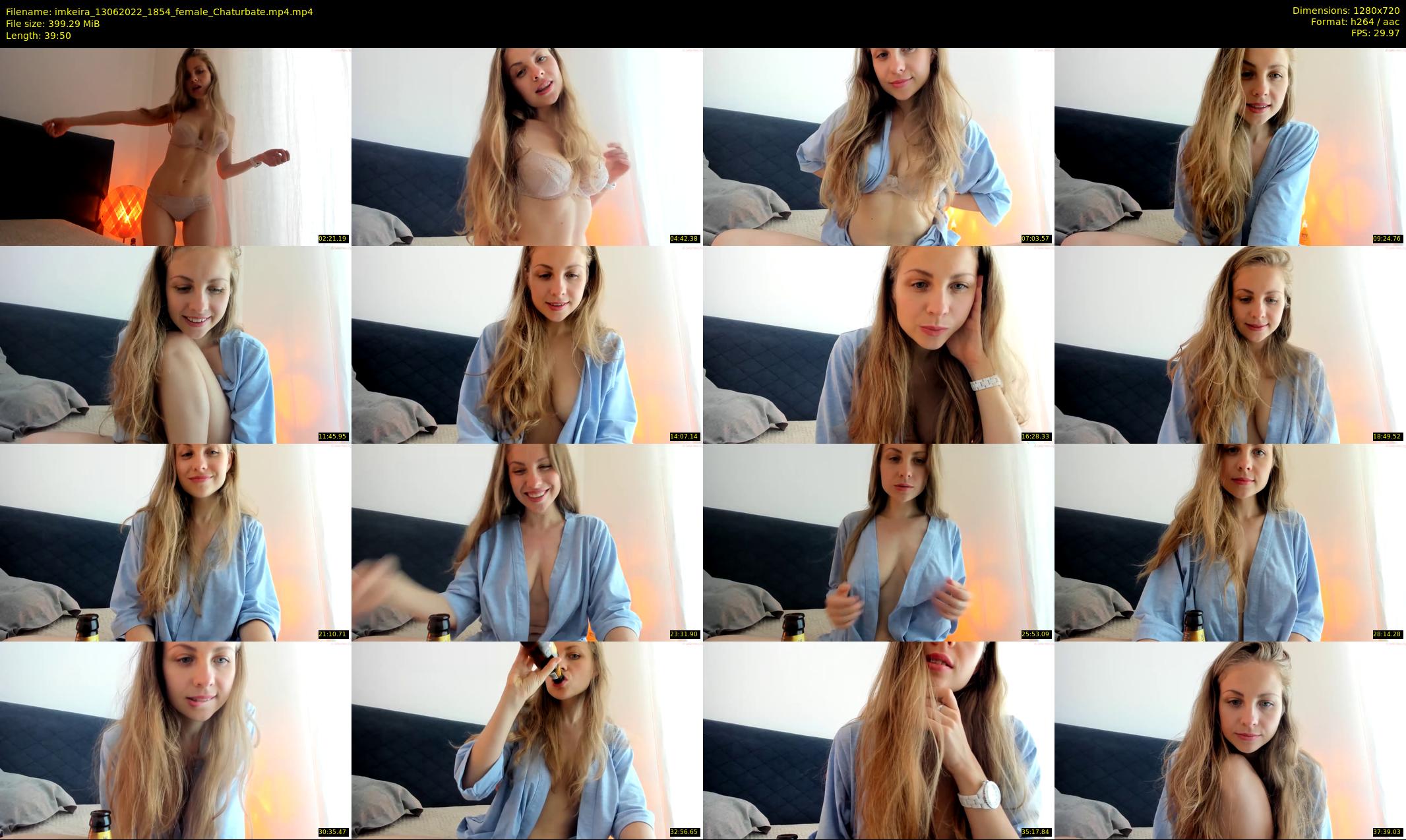 imkeira — 40 minute Chaturbate female cam show recording, 720p, Jun 13, 2022