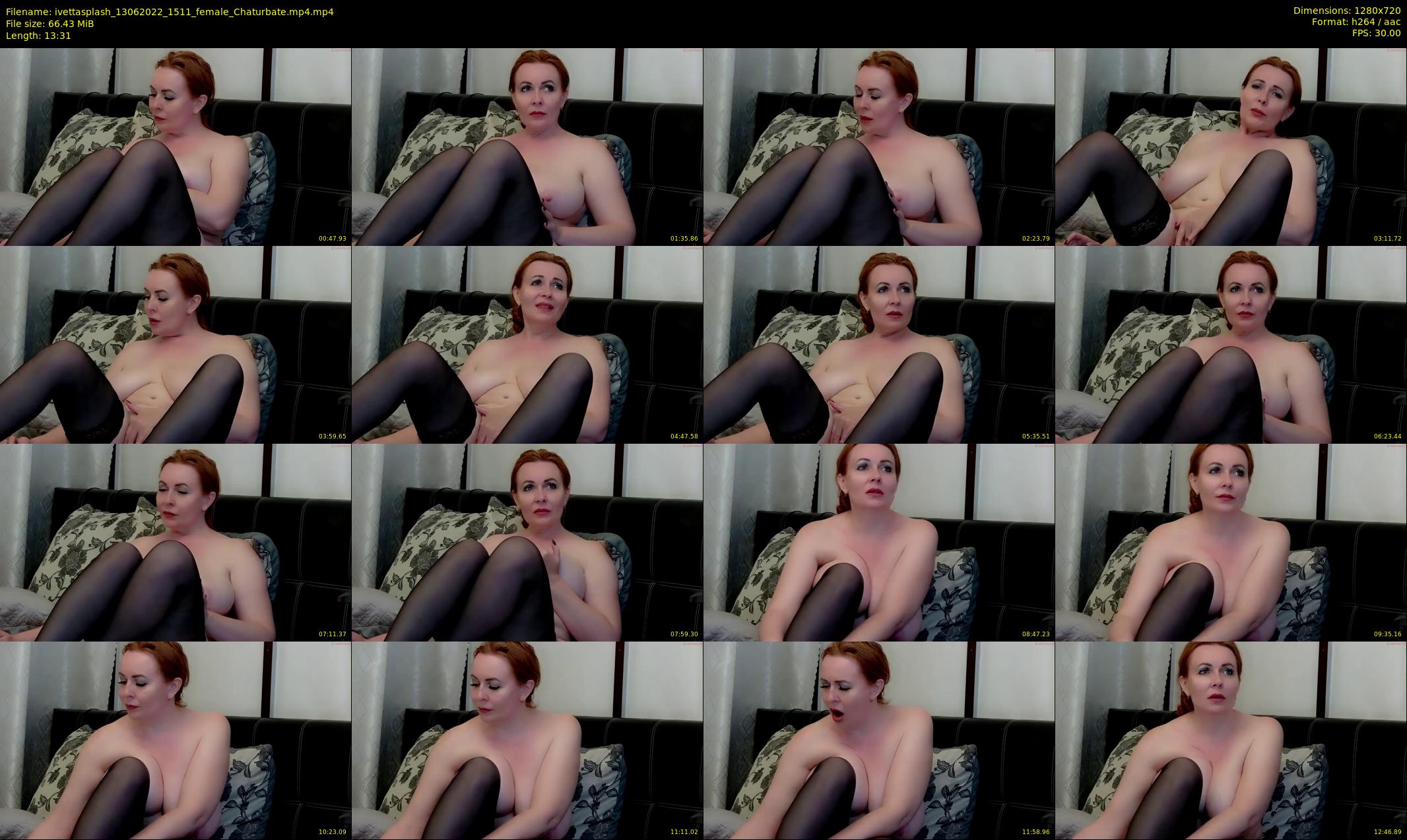 ivettasplash — 14 minute Chaturbate female cam show recording, 720p, Jun 13, 2022