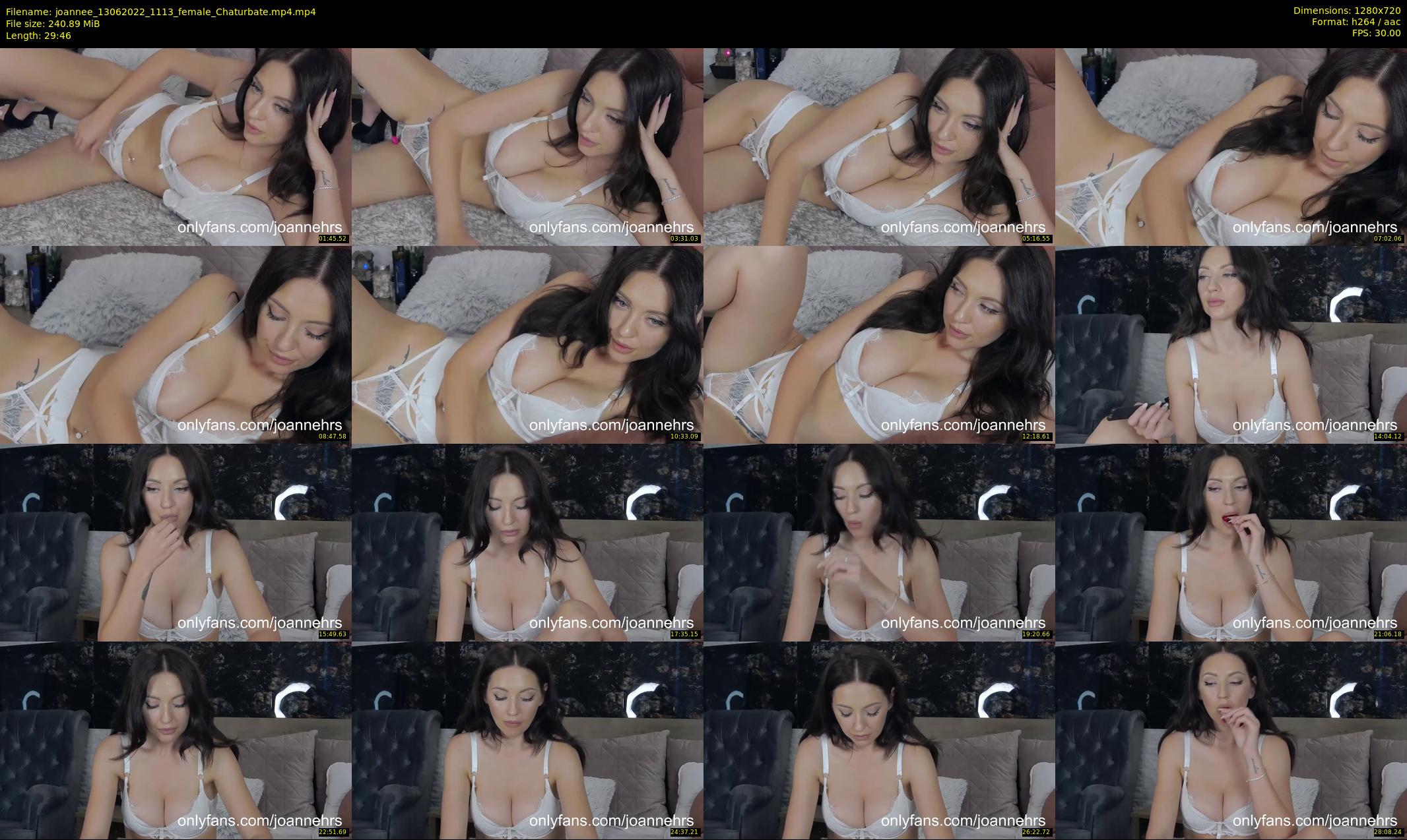 joannee — 30 minute Chaturbate female cam show recording, 720p, Jun 13, 2022