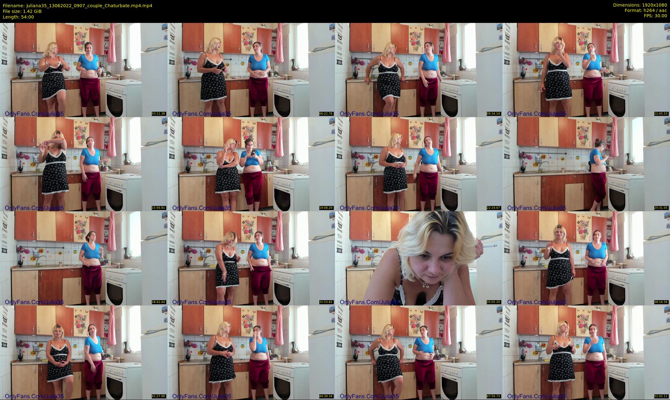 juliana35 — 54 minute Chaturbate couple cam show recording, 1080p, Jun 13, 2022