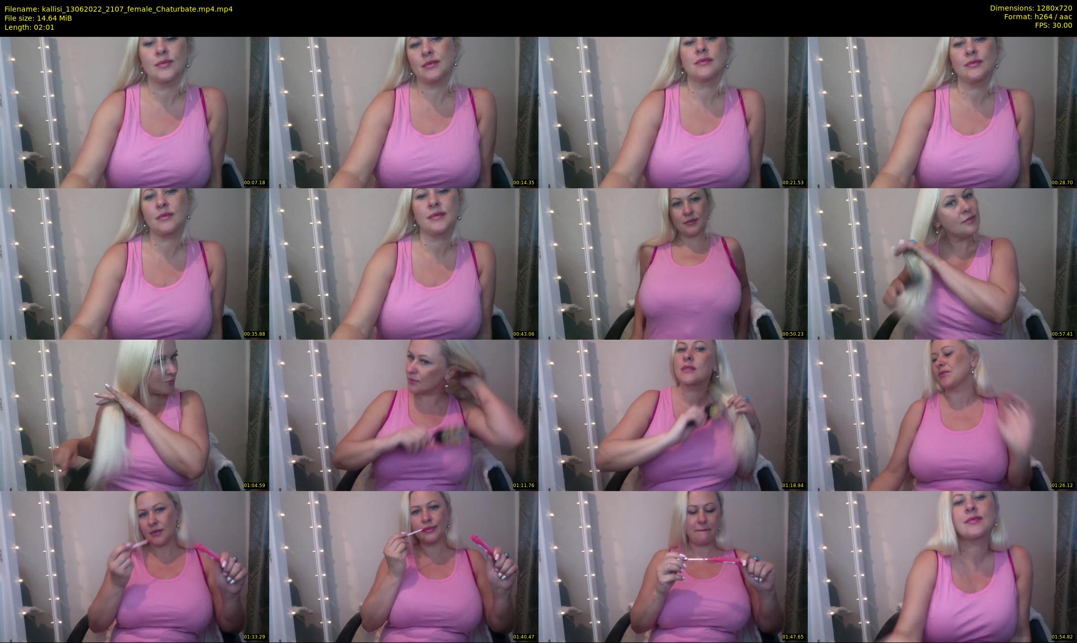 kallisi — 3 minute Chaturbate female cam show recording, 720p, Jun 13, 2022