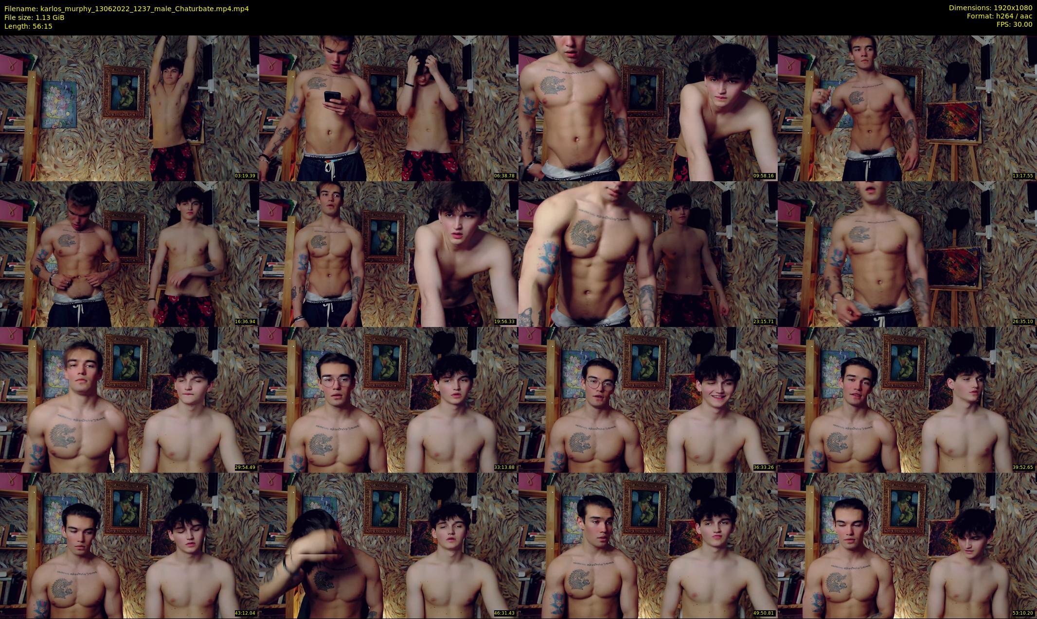 karlos_murphy — 57 minute Chaturbate male cam show recording, 1080p, Jun 13, 2022