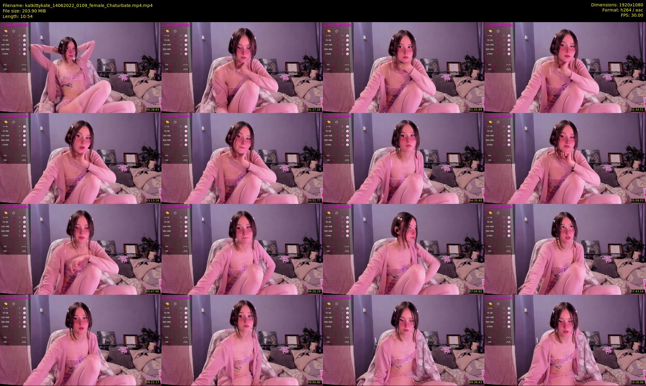 katkittykate — 11 minute Chaturbate female cam show recording, 1080p, Jun 14, 2022