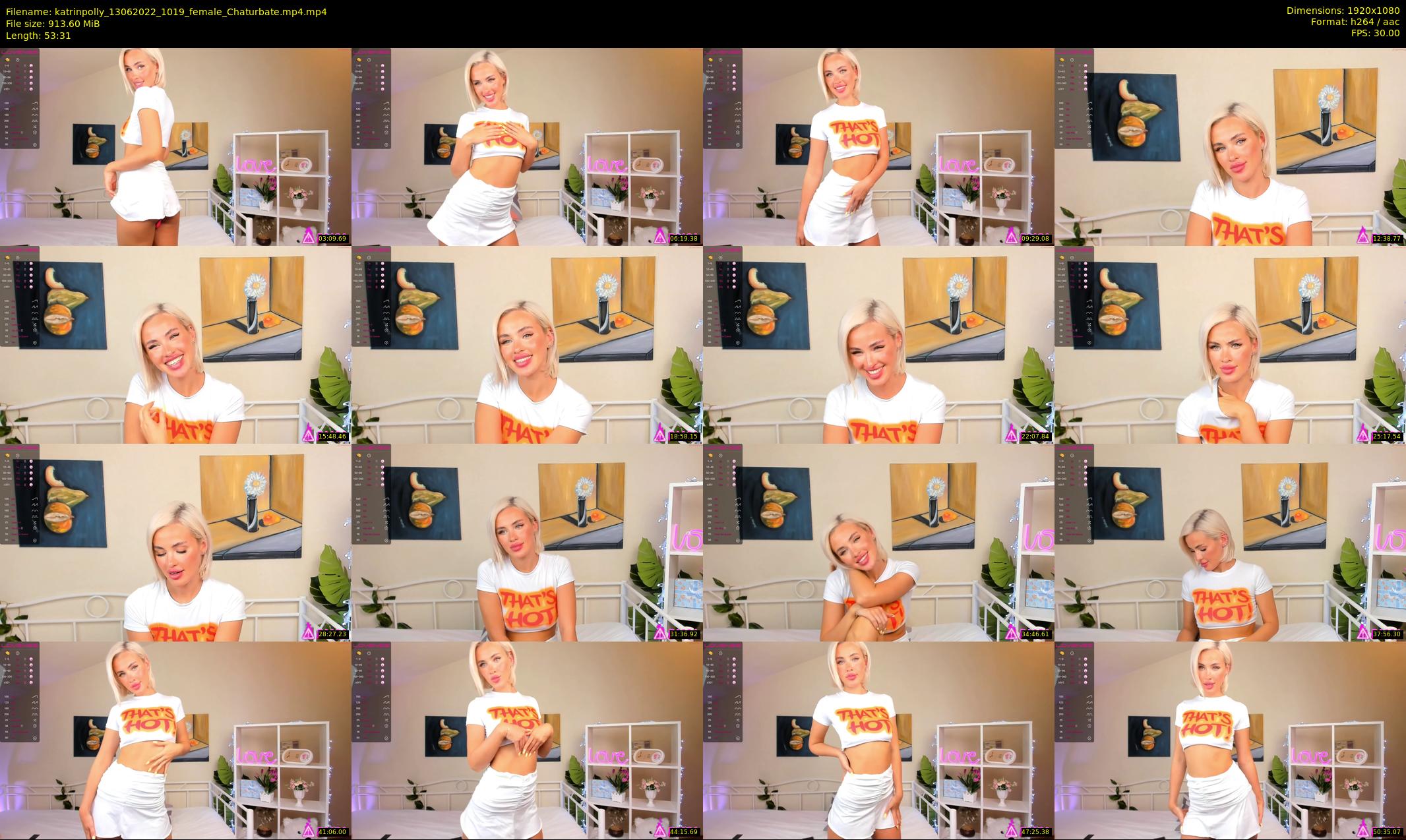 katrinpolly — 54 minute Chaturbate couple cam show recording, 1080p, Jun 13, 2022