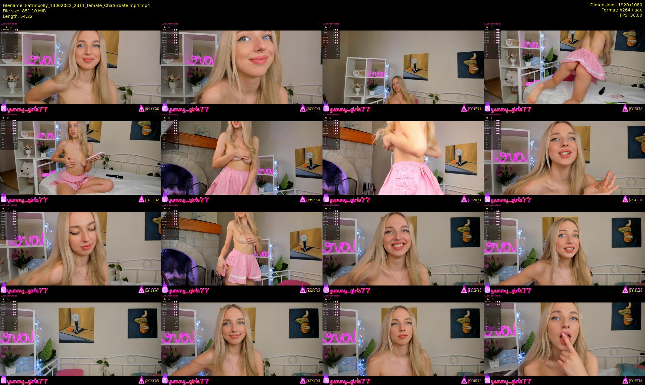 katrinpolly — 55 minute Chaturbate couple cam show recording, 1080p, Jun 13, 2022