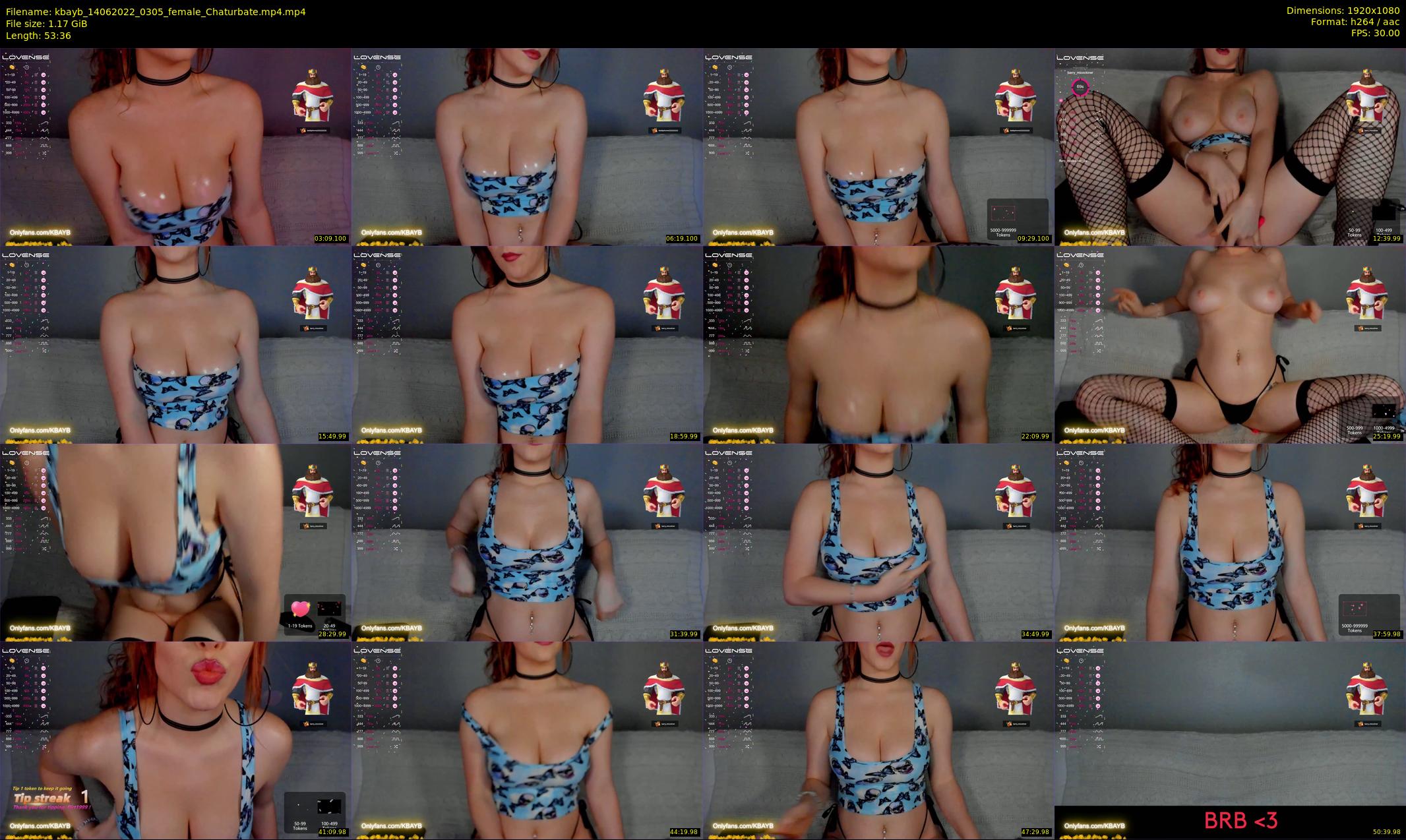 kbayb — 54 minute Chaturbate female cam show recording, 1080p, Jun 14, 2022