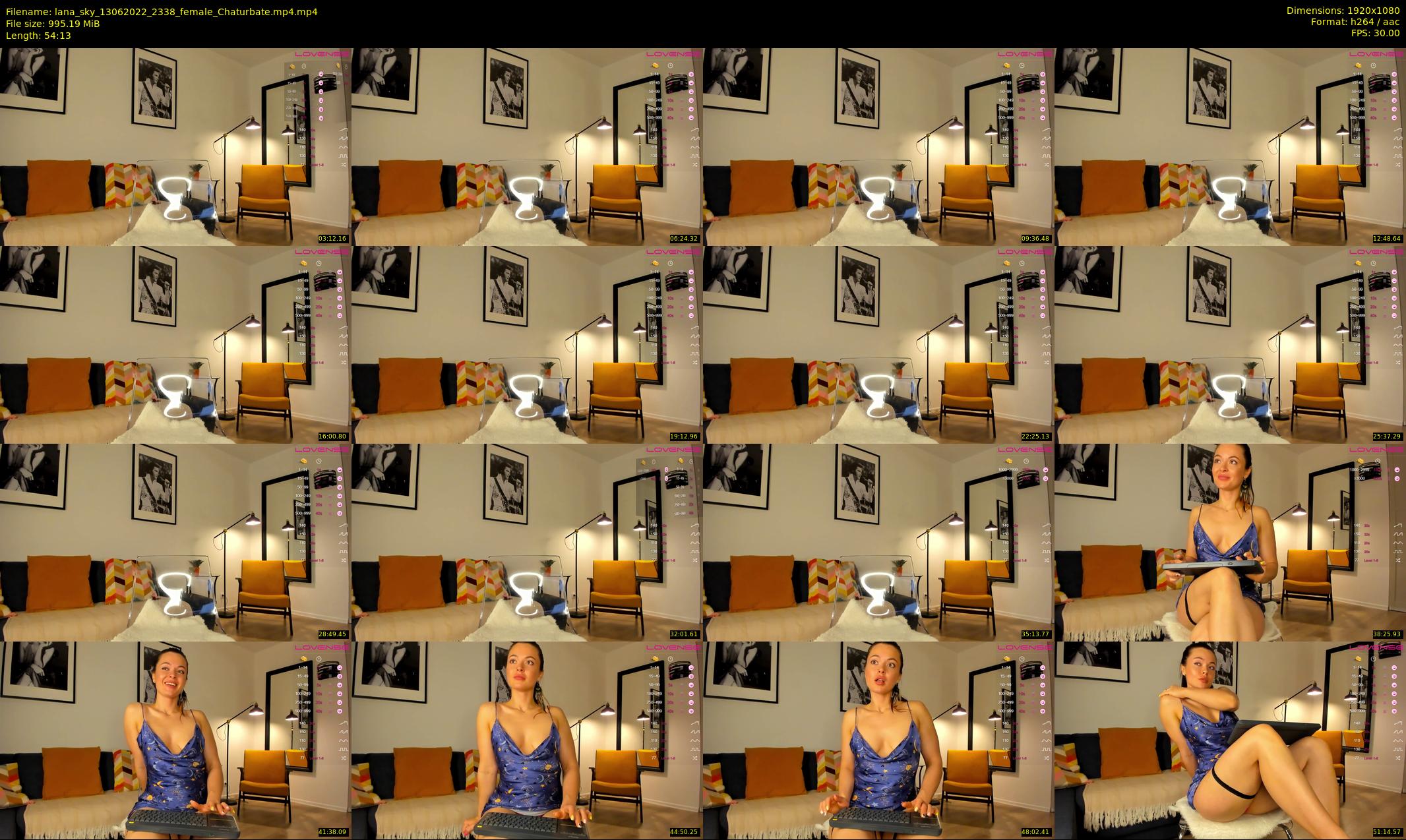 lana_sky — 55 minute Chaturbate female cam show recording, 1080p, Jun 13, 2022