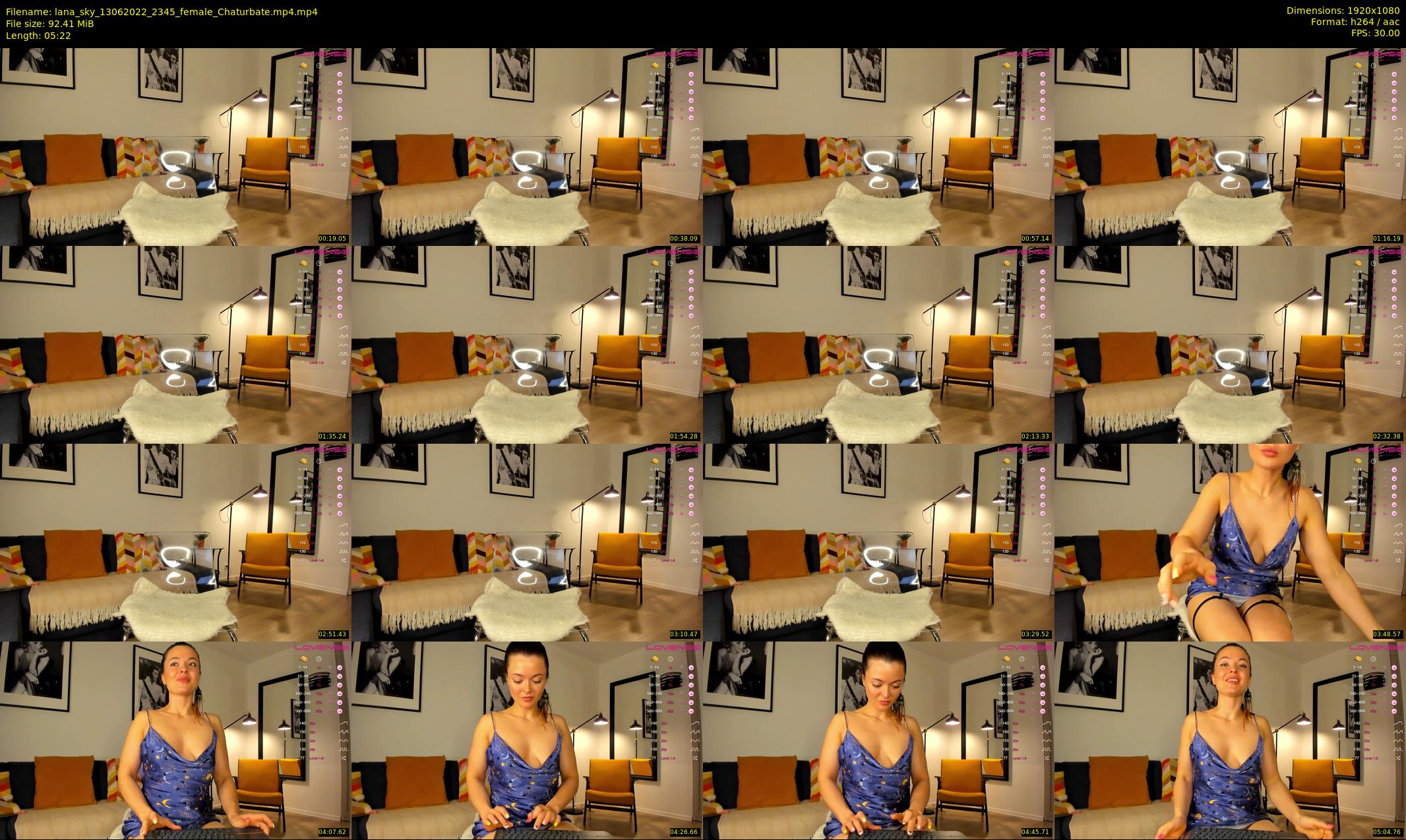 lana_sky — 6 minute Chaturbate female cam show recording, 1080p, Jun 13, 2022