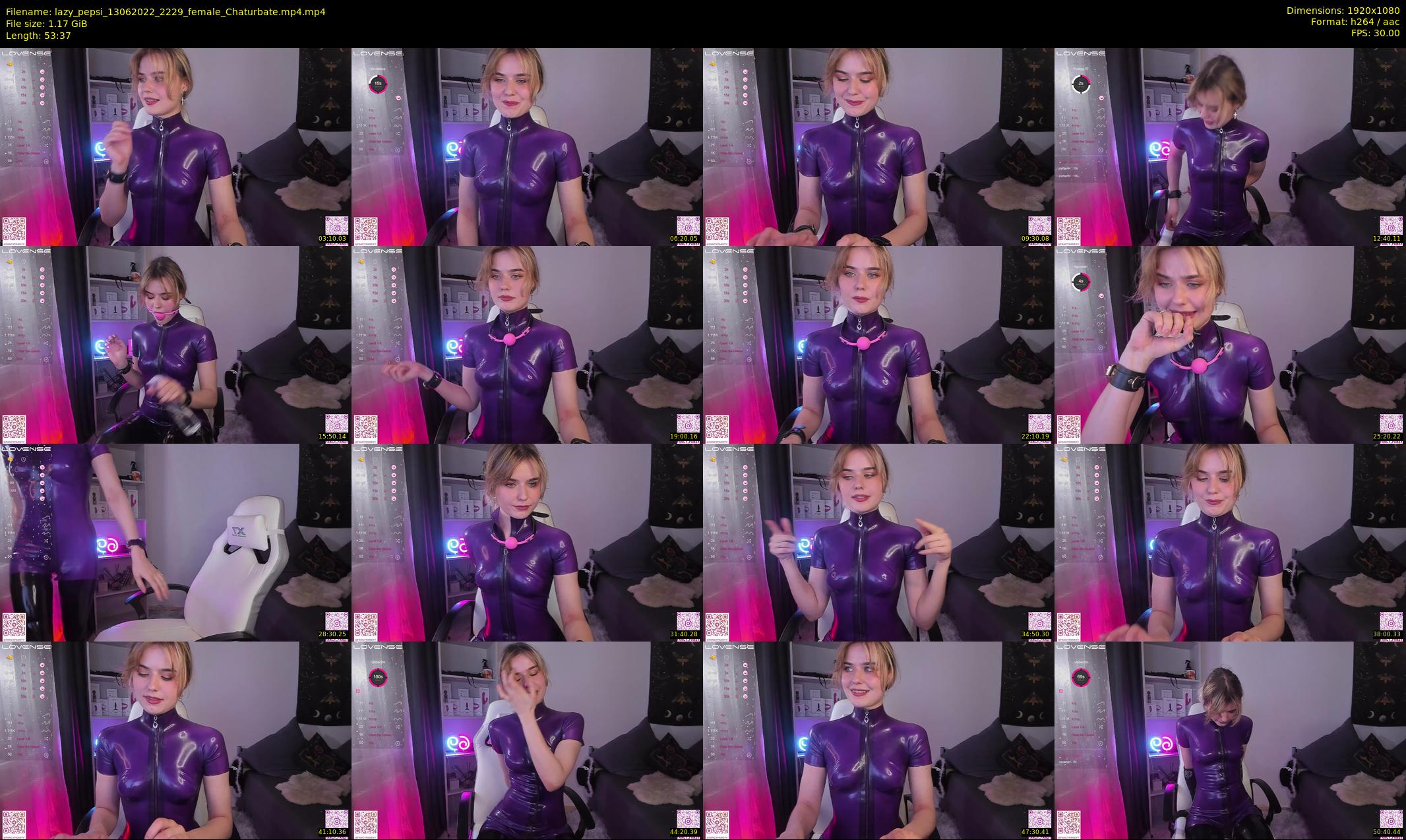 lazy_pepsi — 54 minute Chaturbate female cam show recording, 1080p, Jun 13, 2022