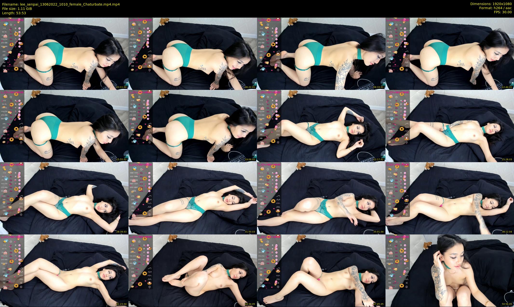 lee_senpai — 54 minute Chaturbate female cam show recording, 1080p, Jun 13, 2022