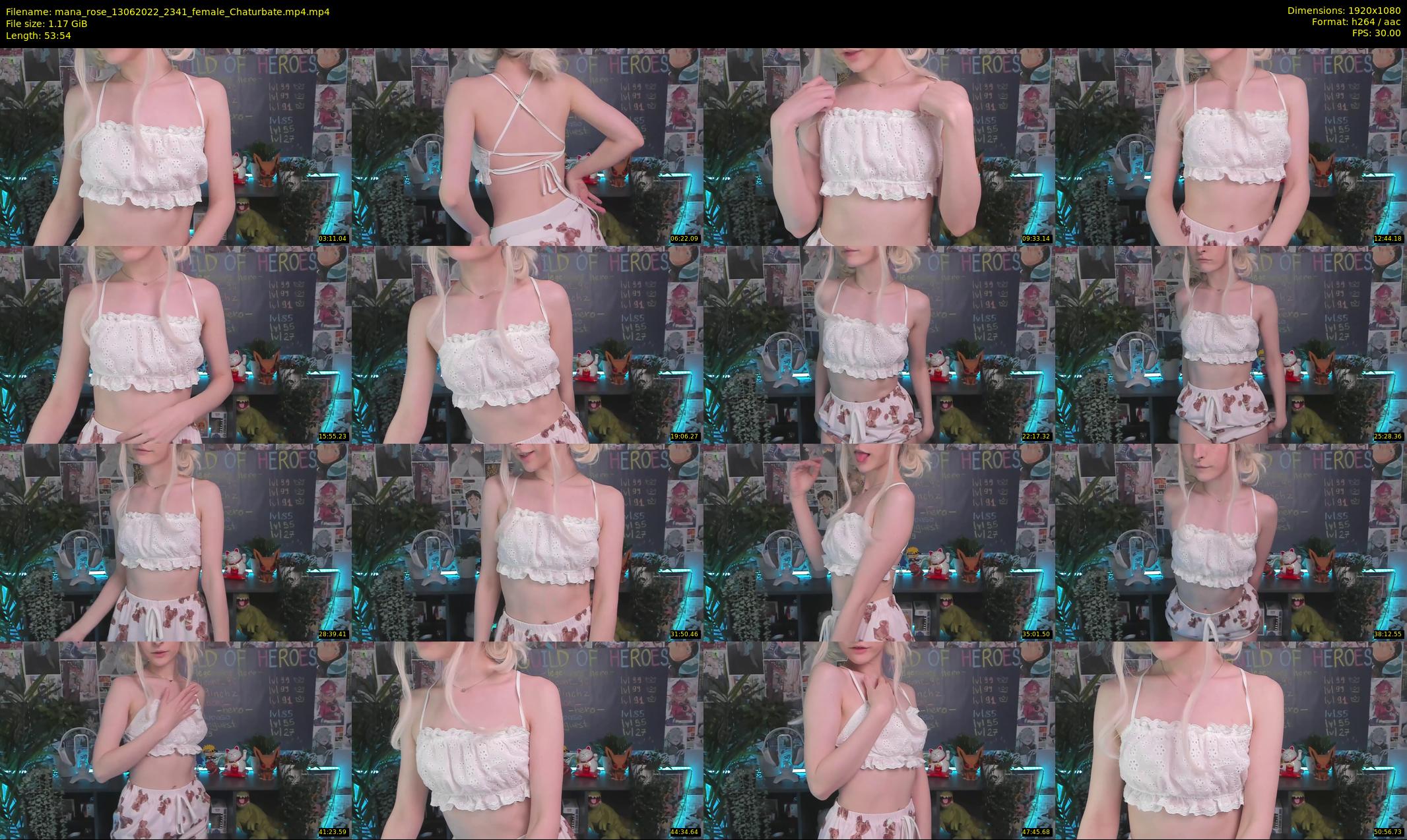 mana_rose — 54 minute Chaturbate female cam show recording, 1080p, Jun 13, 2022