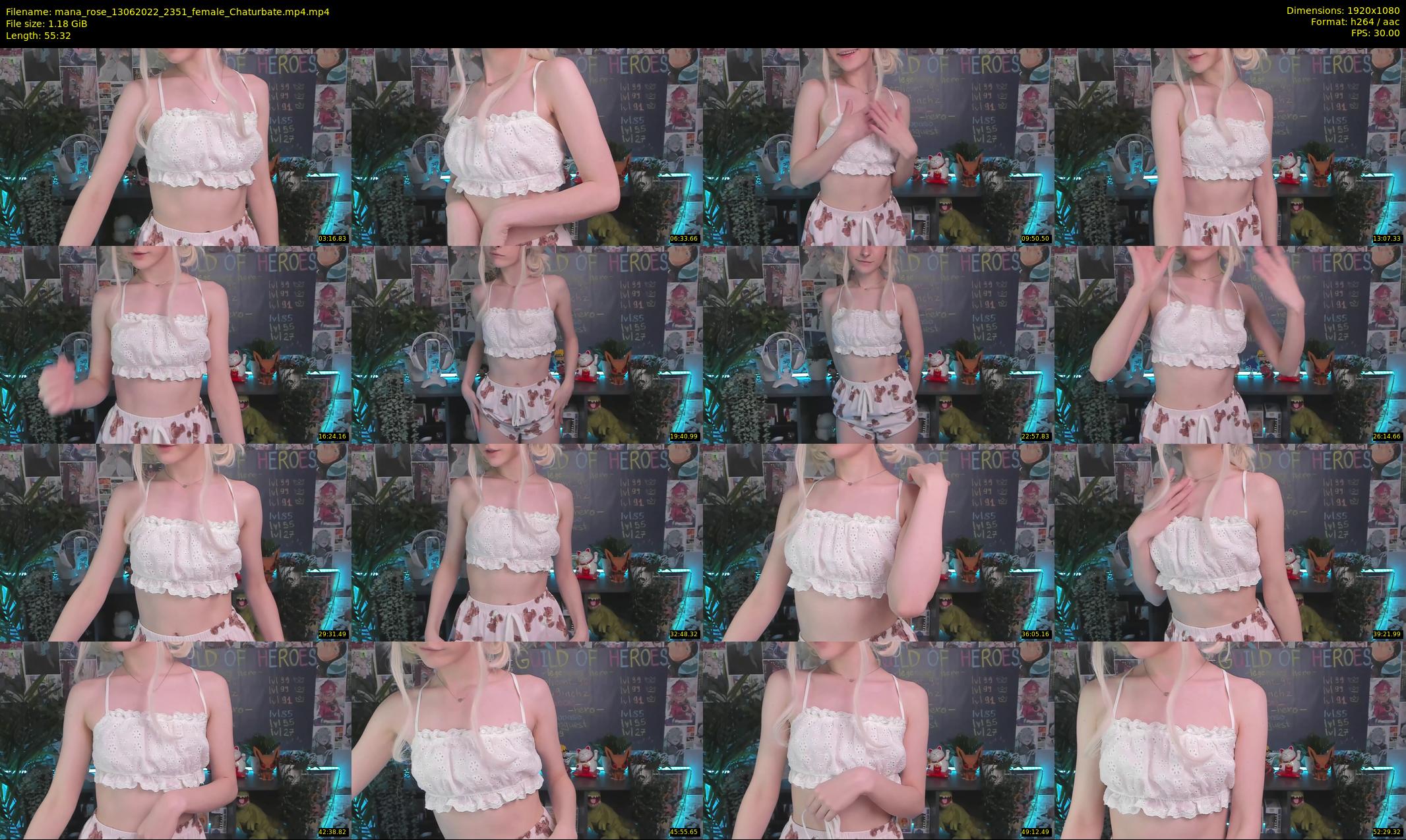 mana_rose — 56 minute Chaturbate female cam show recording, 1080p, Jun 13, 2022