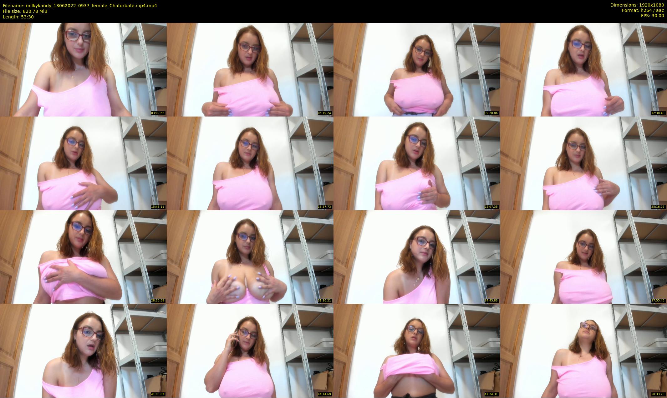 milkykandy — 54 minute Chaturbate female cam show recording, 1080p, Jun 13, 2022